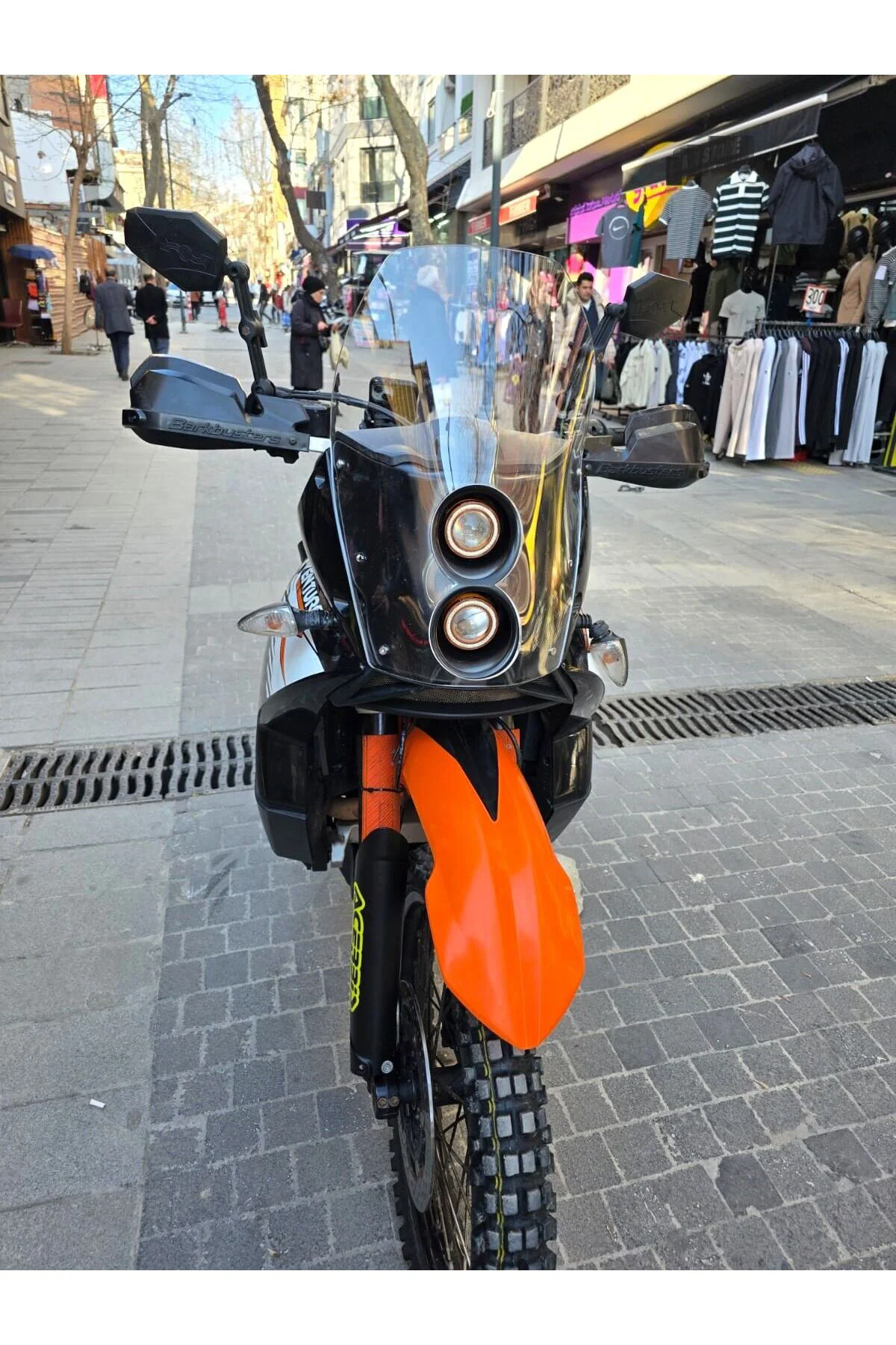 KTM 950-990 Adventure KİT RALLY Ön Cam 2006-2013 Model 51cm Şeffa