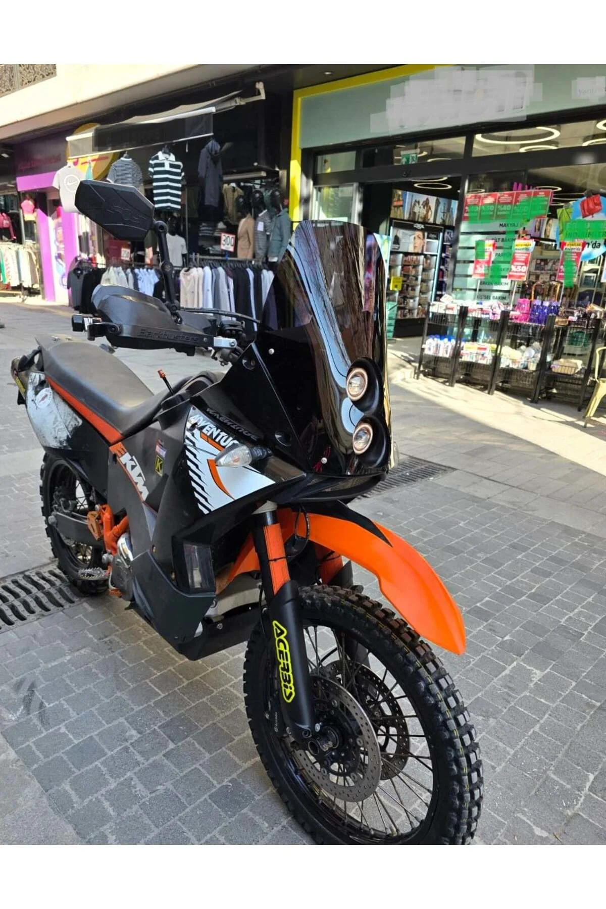 KTM 950-990 Adventure KİT RALLY Ön Cam 2006-2013 Model 51cm Siyah