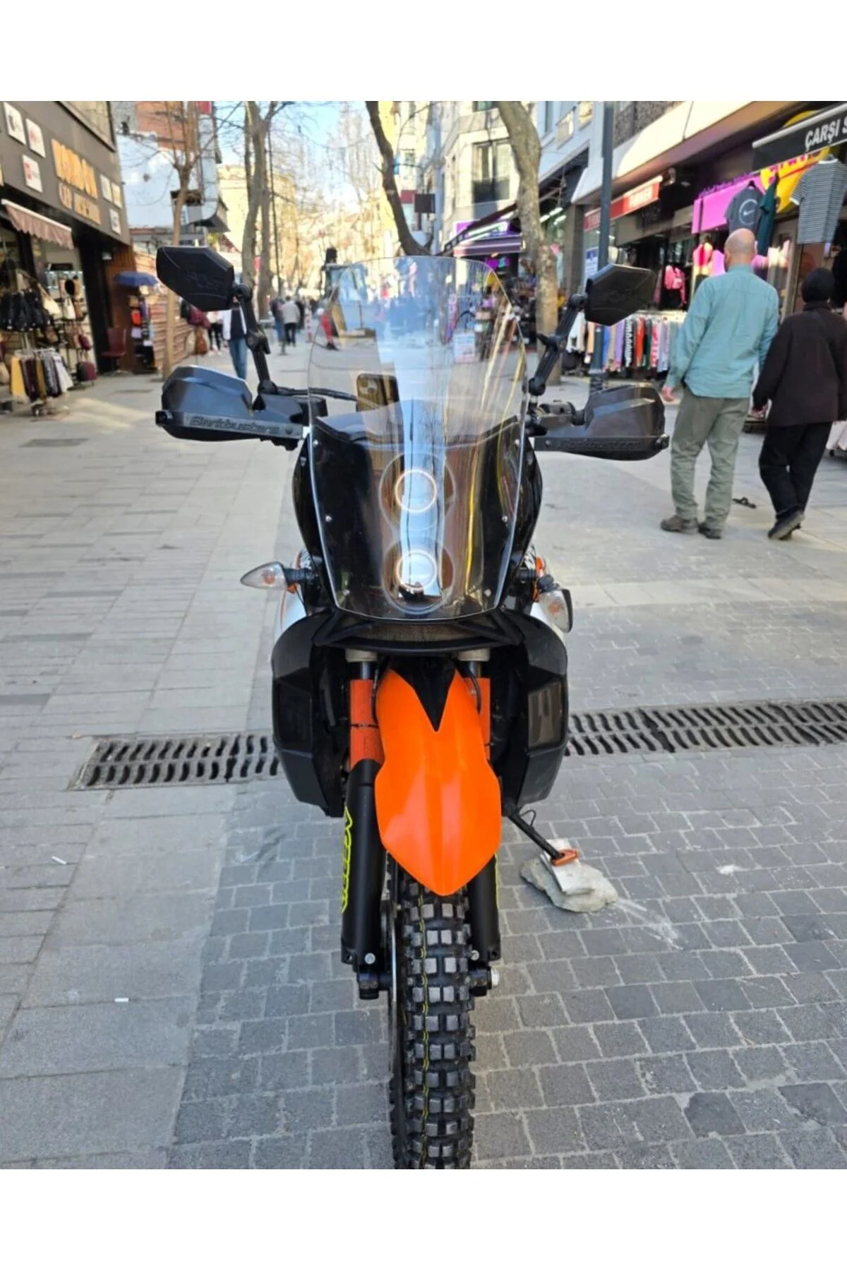 KTM 950-990 Adventure KİT RALLY Ön Cam 2006-2013 Model 51cm Tam Ş