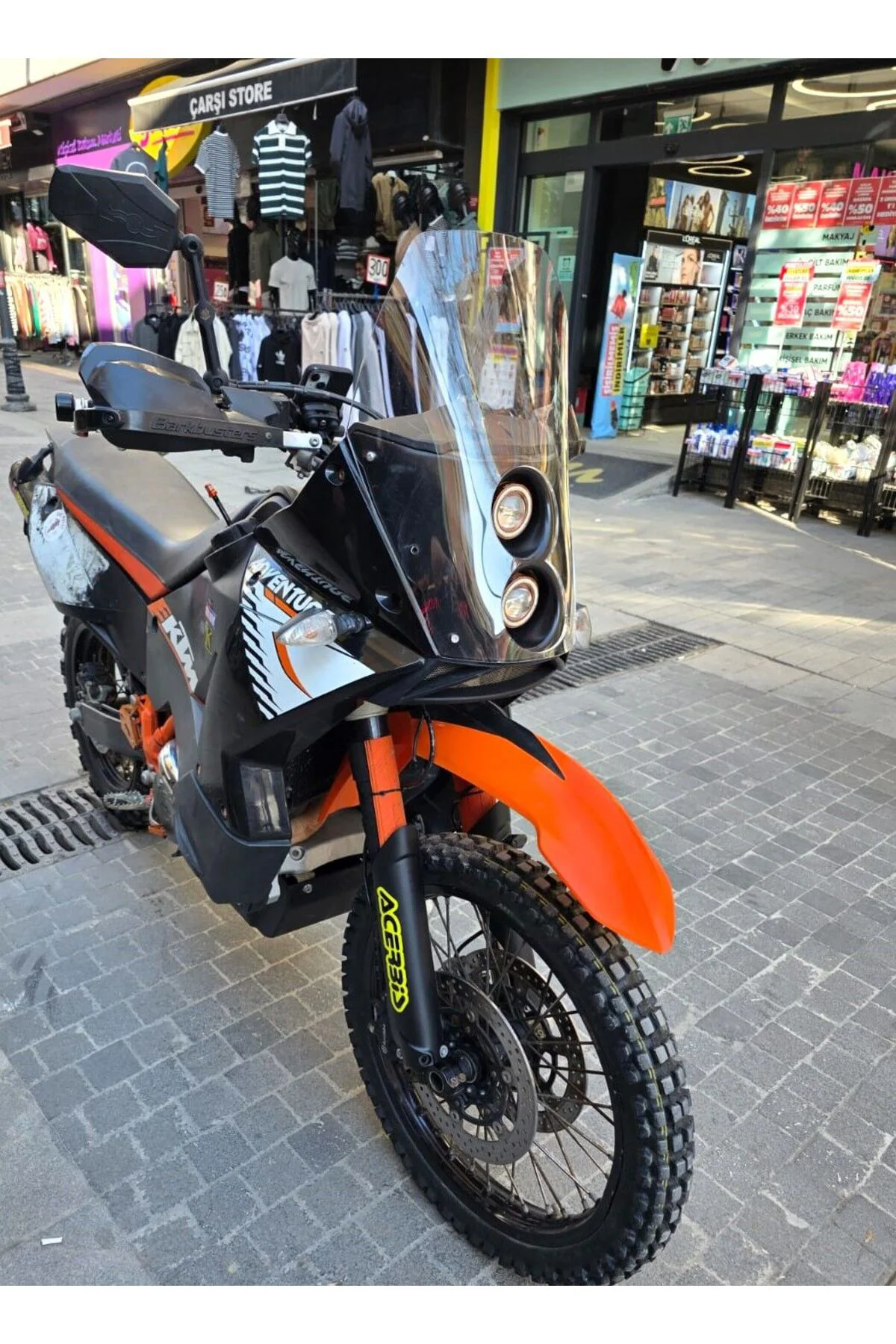 KTM 950-990 Adventure KİT RALLY Ön Cam 2006-2013 Model 51cm Şeffa