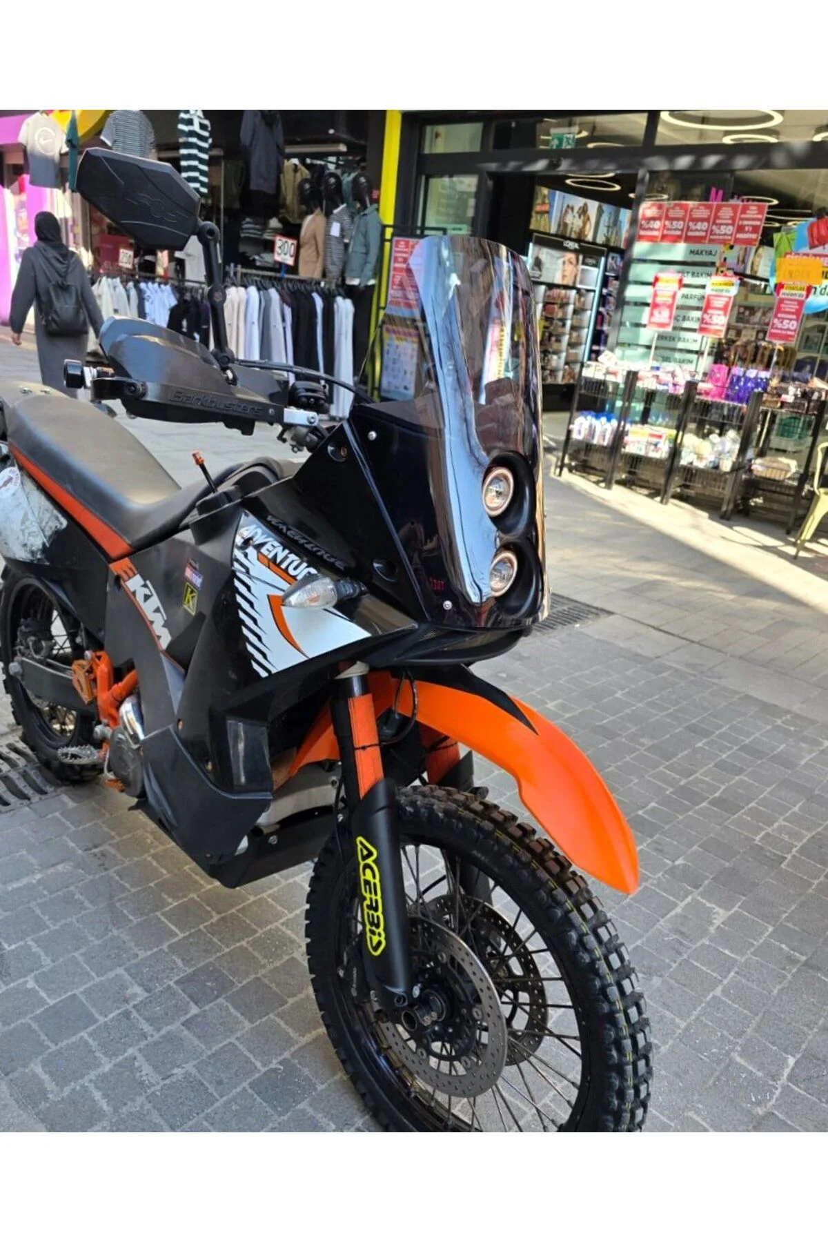 KTM 950-990 Adventure KİT RALLY Ön Cam 2006-2013 Model 51cm Füme 