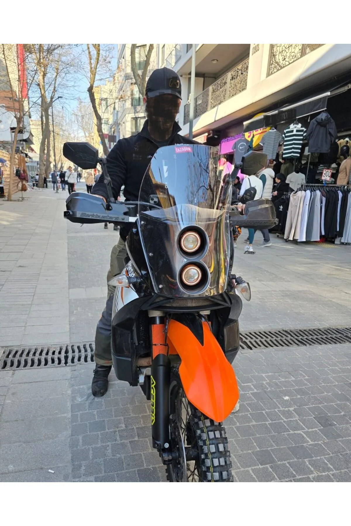 KTM 950-990 Adventure KİT RALLY Ön Cam 2006-2013 Model 51cm Şeffa