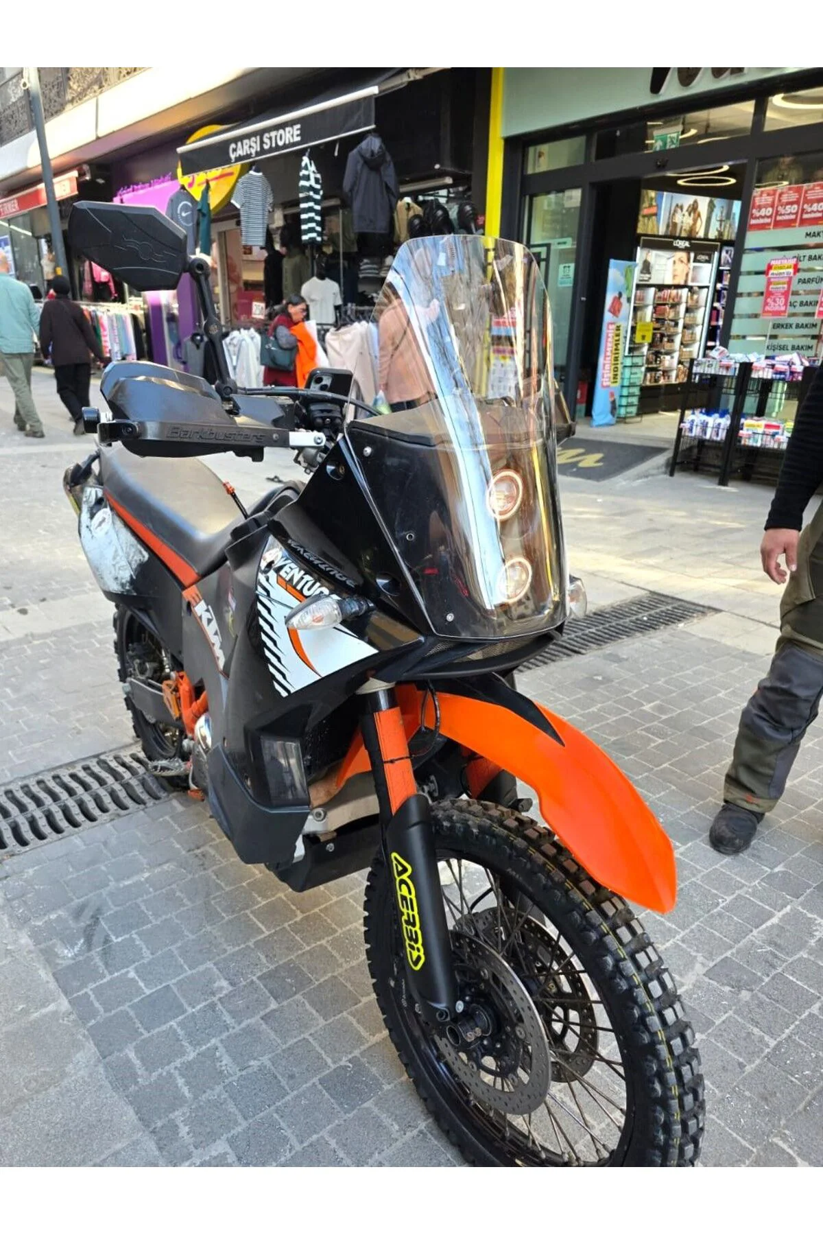 KTM 950-990 Adventure KİT RALLY Ön Cam 2006-2013 Model 51cm Tam Ş