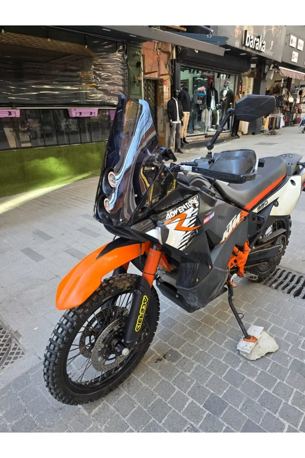 KTM 950-990 Adventure KİT RALLY Ön Cam 2006-2013 Model 51cm Füme