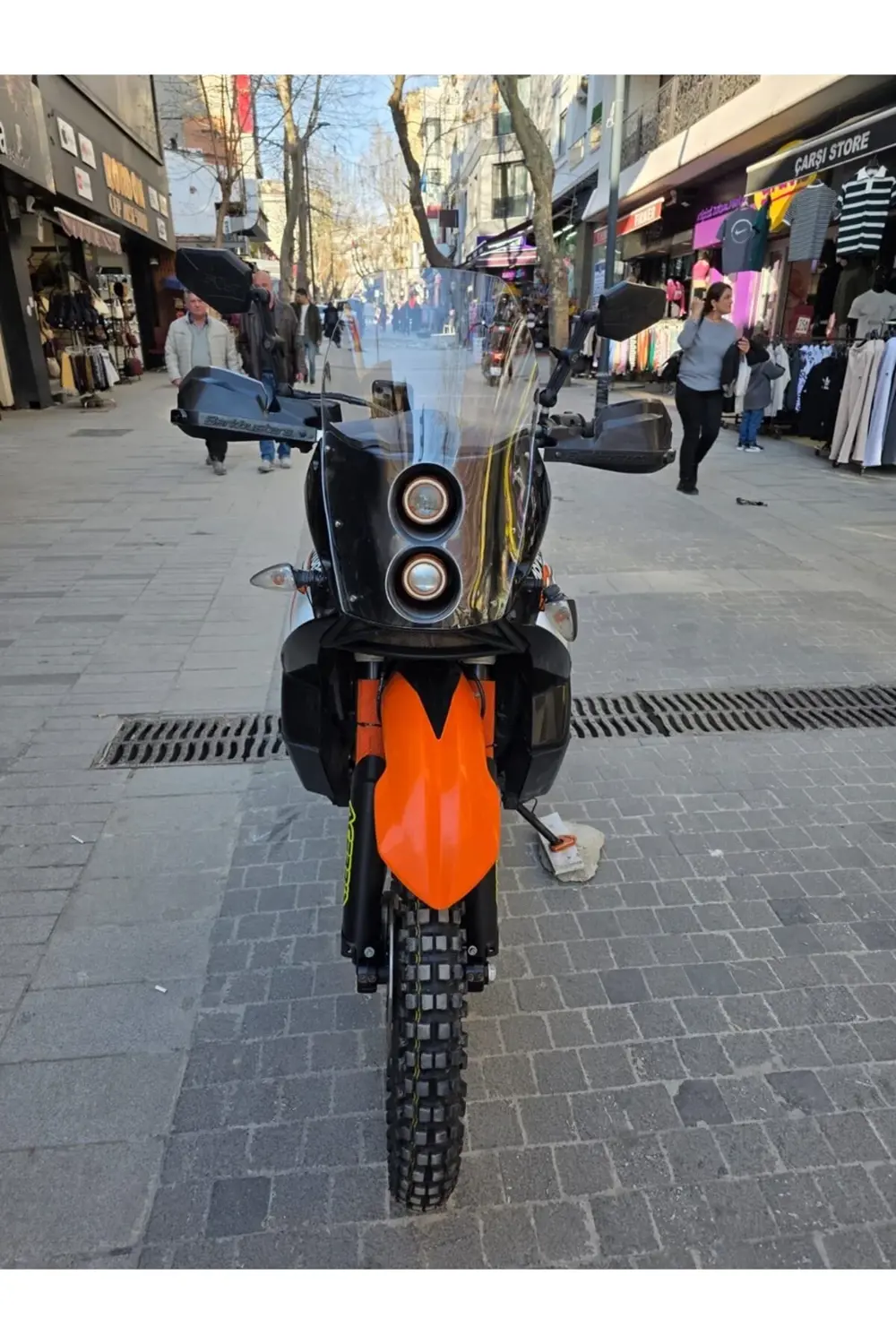 KTM 950-990 Adventure KİT RALLY Ön Cam 2006-2013 Model 51cm Şeffa