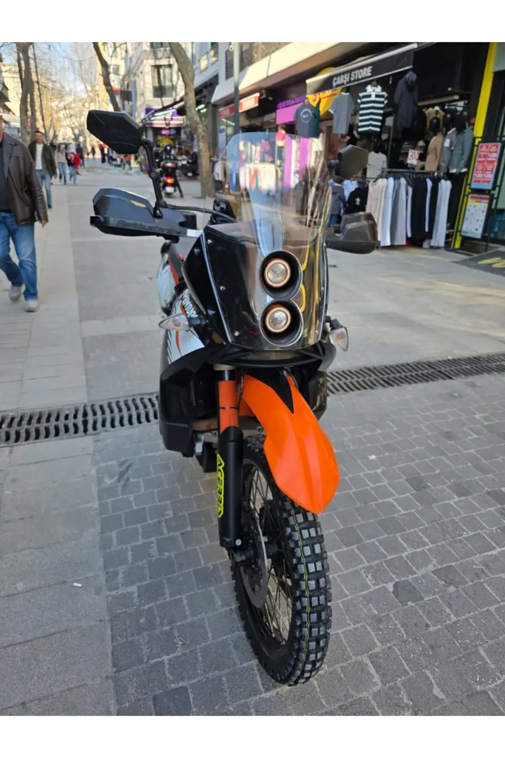 KTM 950-990 Adventure KİT RALLY Ön Cam 2006-2013 Model 51cm Şeffa