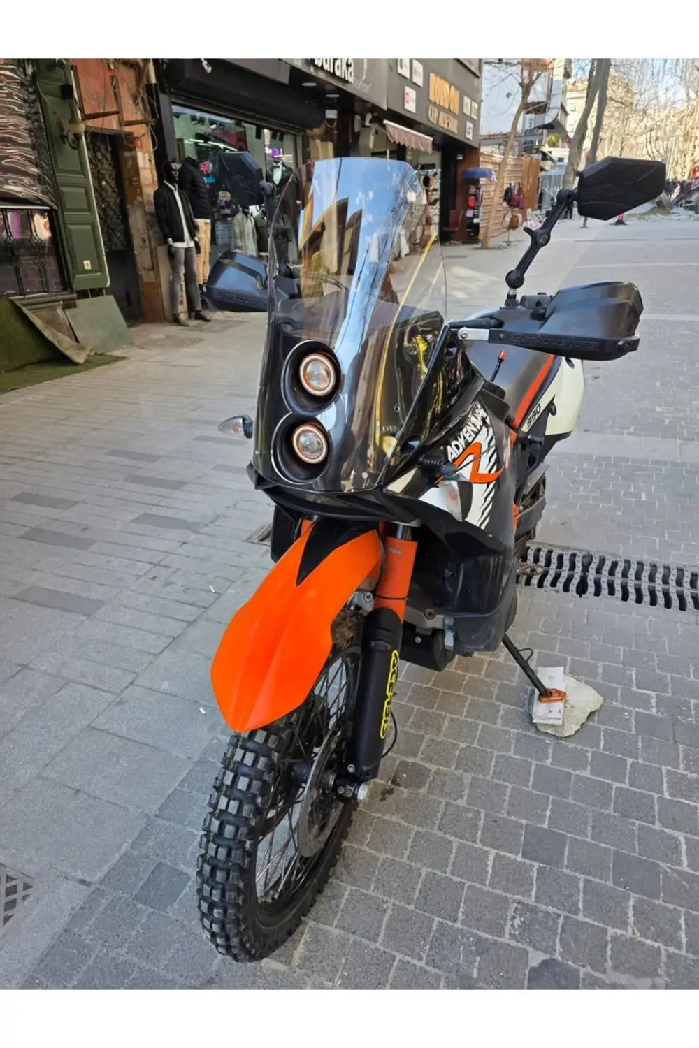 KTM 950-990 Adventure KİT RALLY Ön Cam 2006-2013 Model 51cm Şeffa