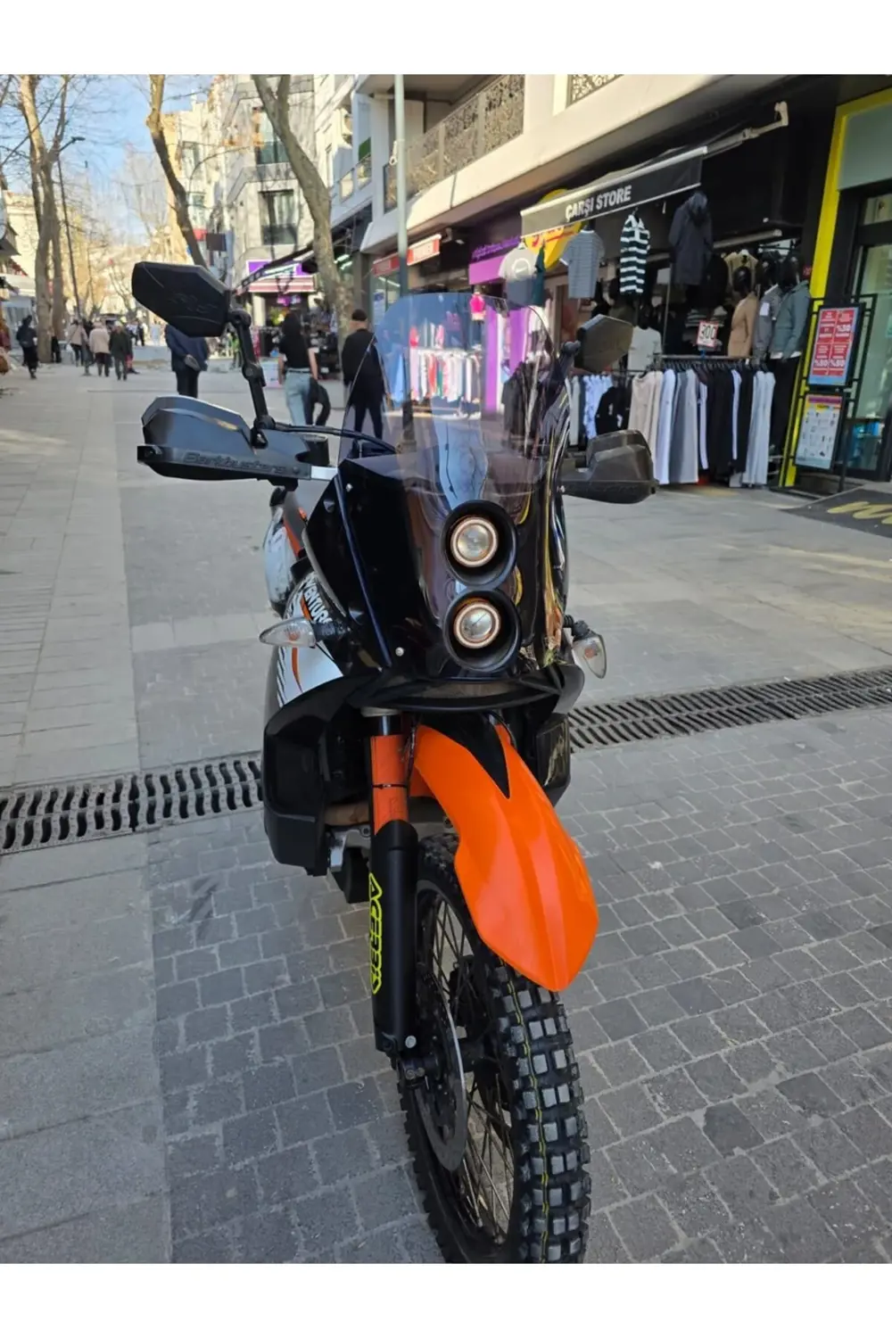 KTM 950-990 Adventure KİT RALLY Ön Cam 2006-2013 Model 51cm Füme
