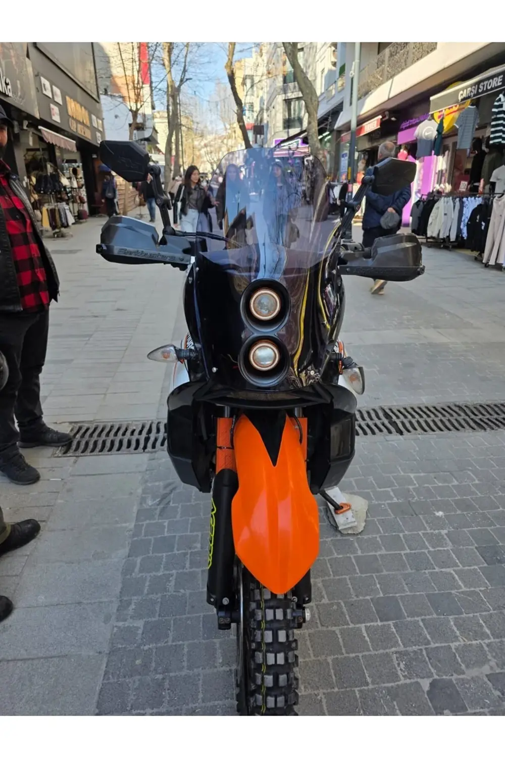 KTM 950-990 Adventure KİT RALLY Ön Cam 2006-2013 Model 51cm Füme