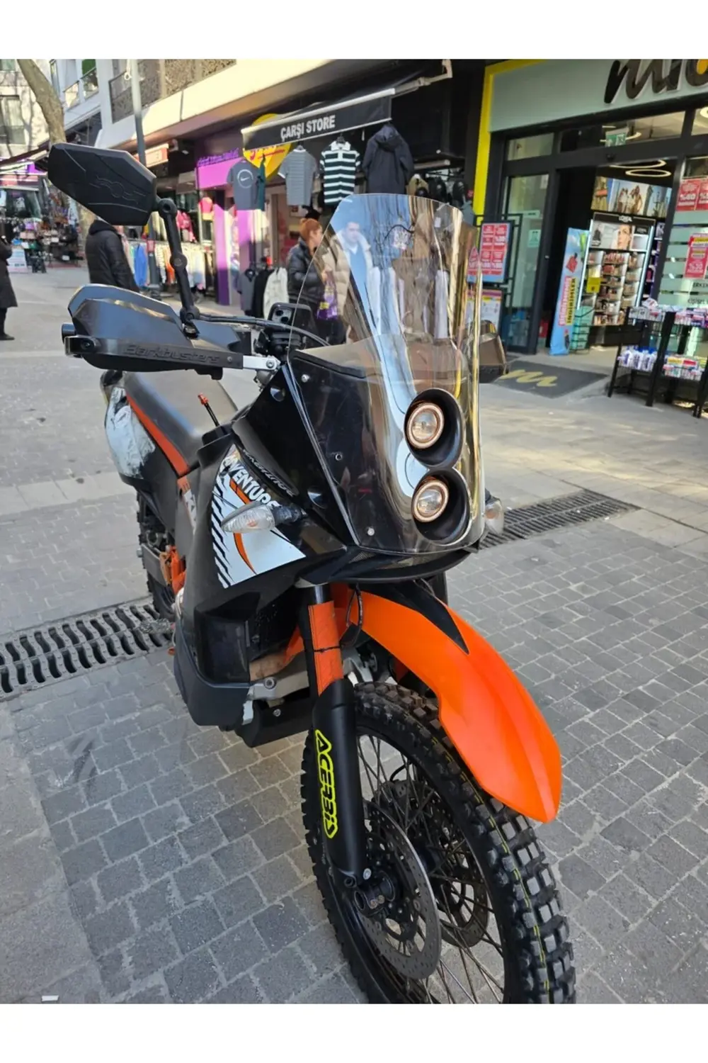 KTM 950-990 Adventure KİT RALLY Ön Cam 2006-2013 Model 51cm Şeffa