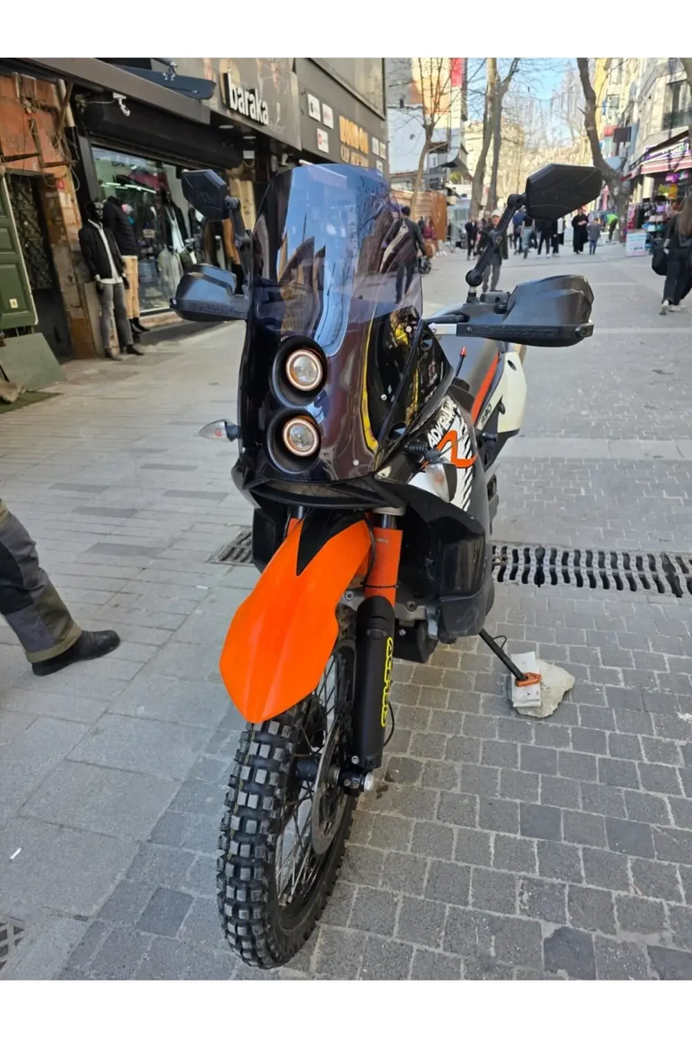 KTM 950-990 Adventure KİT RALLY Ön Cam 2006-2013 Model 51cm Füme