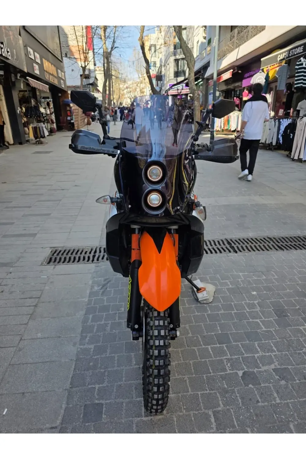 KTM 950-990 Adventure KİT RALLY Ön Cam 2006-2013 Model 51cm Füme