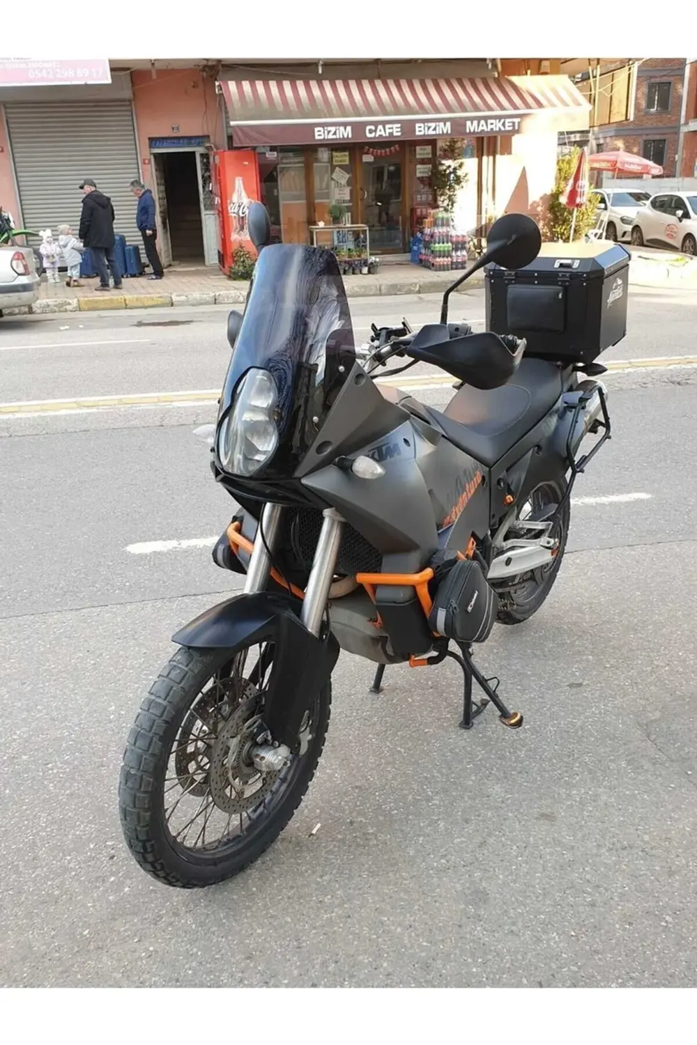 KTM 990 Adventure Ön Cam 2015-2018 Model 52cm Siyah Renkli 4mm