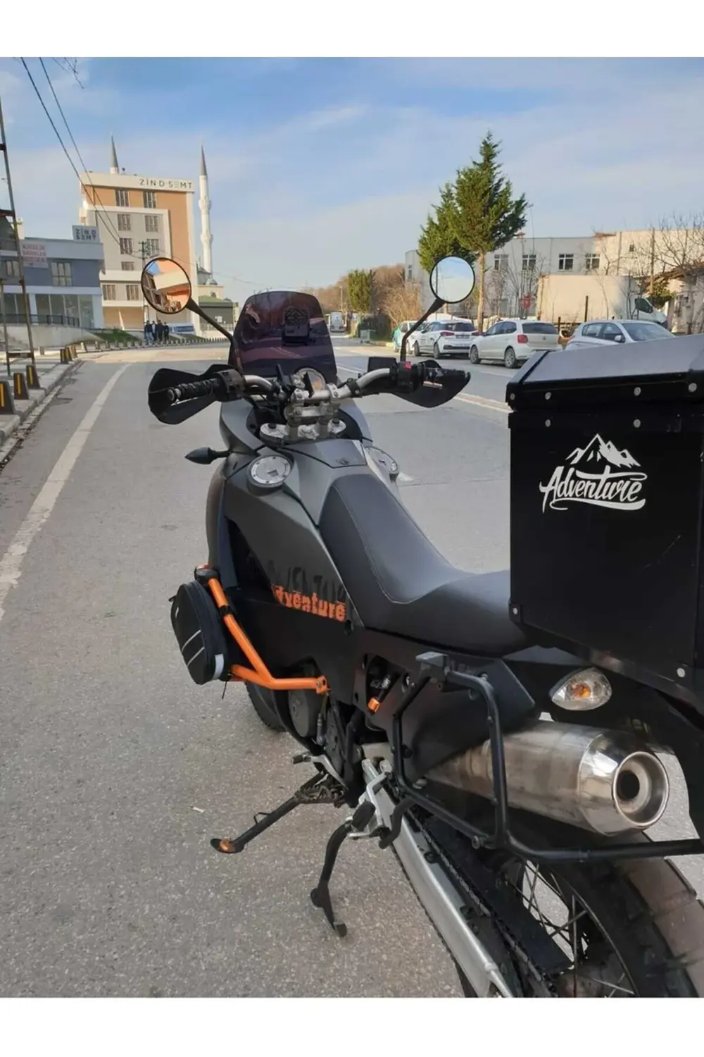 KTM 990 Adventure Ön Cam 2015-2018 Model 52cm Siyah Renkli 4mm