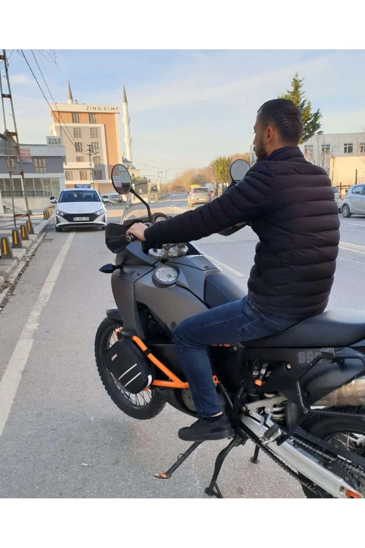 KTM 990 Adventure Ön Cam 2015-2018 Model 52cm Şeffaf Renkli 4mm