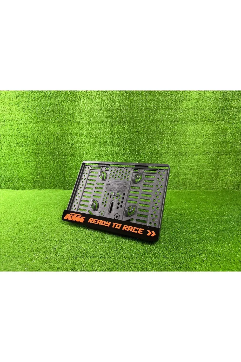 Ktm Ready To Raca Siyah 3d Kabrtmalı Pleksi Motor Plakalığı