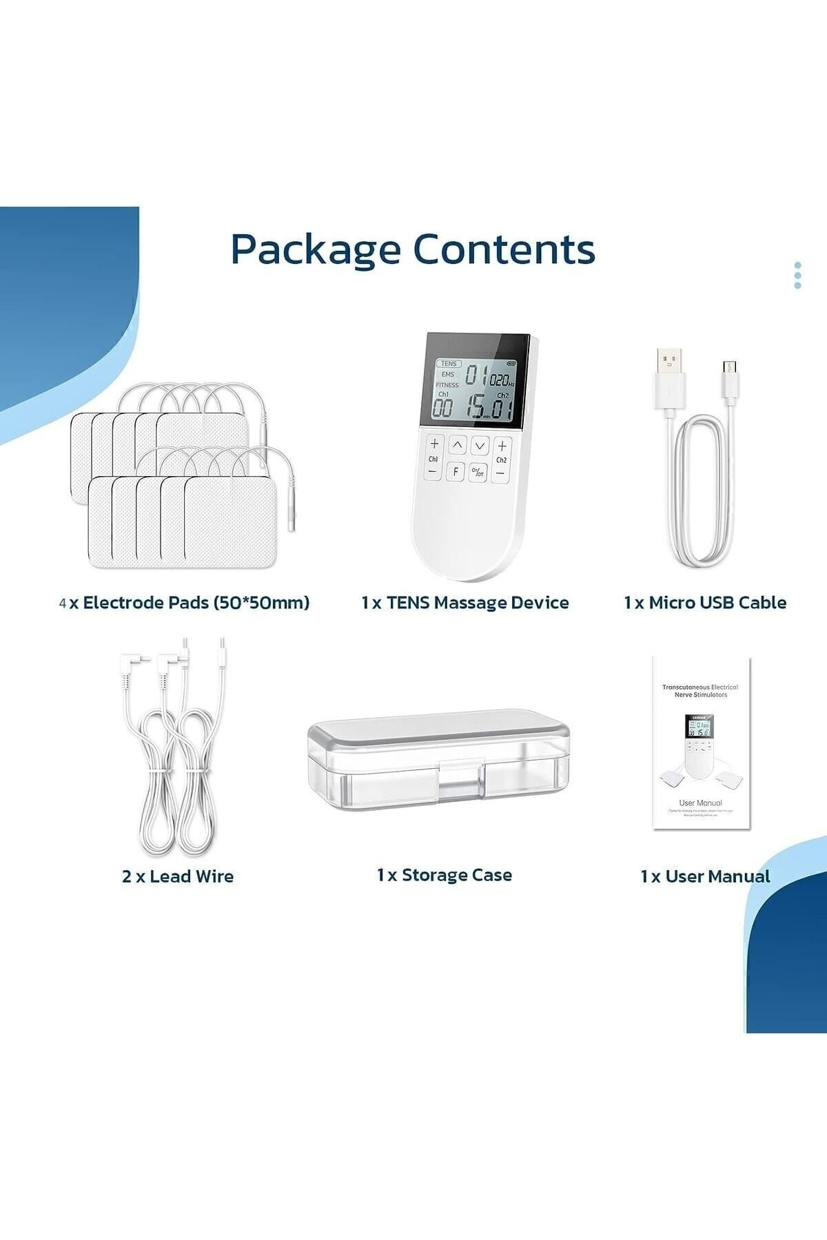 İron Medical Ktr-2610 Fizik Tedavi Şarjlı Tens + Ems + Masaj Cihazı + Taşıma K