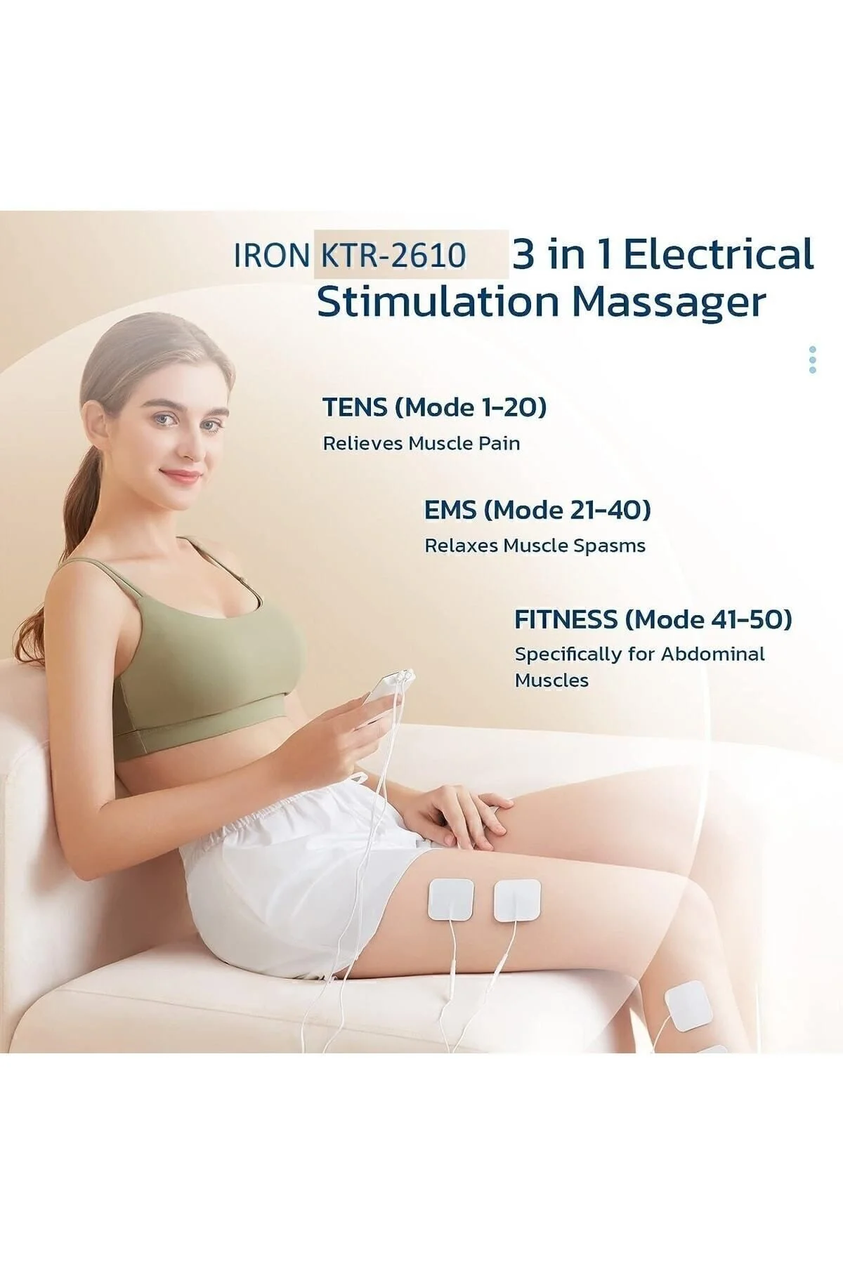 KTR-2610 Fizik Tedavi Şarjlı TENS + EMS + MASAJ Cihazı + Taşıma Kabı KTR-2610 Fizik Tedavi Şarjlı TENS + EMS + MASAJ Cihazı + Taşıma Kabı