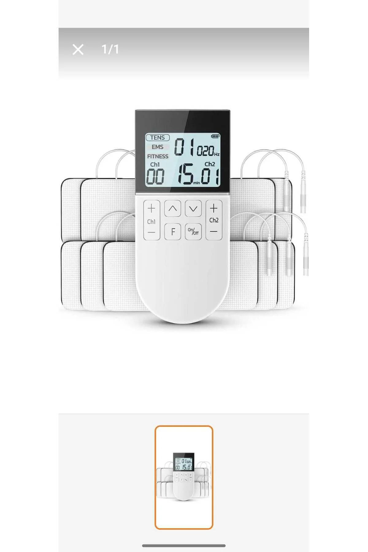 Ktr-2610 Şarjlı Elektronik Tens-ems-fıtness+ Taşıma Kabı