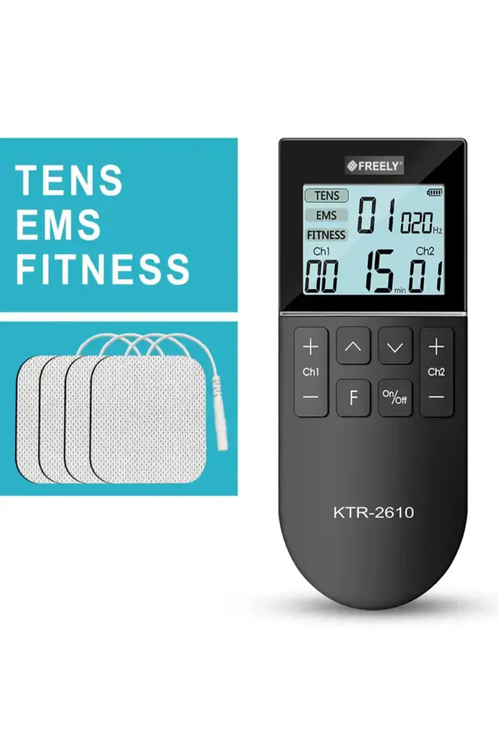 Ktr2610 Tens Ems Fıtness 2 Kanallı Şarjlı Fizik Tedavi Tens Cihaz Ktr2610 Tens Ems Fıtness 2 Kanallı Şarjlı Fizik Tedavi Tens Cihaz