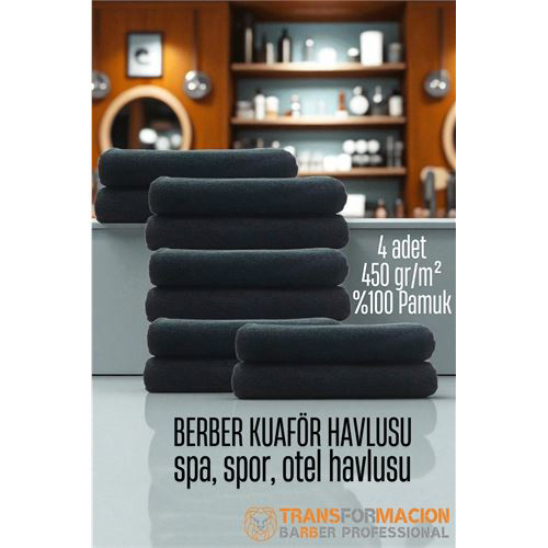 Kuaför Berber Havlusu 10 ADET Pamuk Berber Havlusu 50x90 Siyah Kuaför Berber Havlusu 10 ADET Pamuk Berber Havlusu 50x90 Siyah