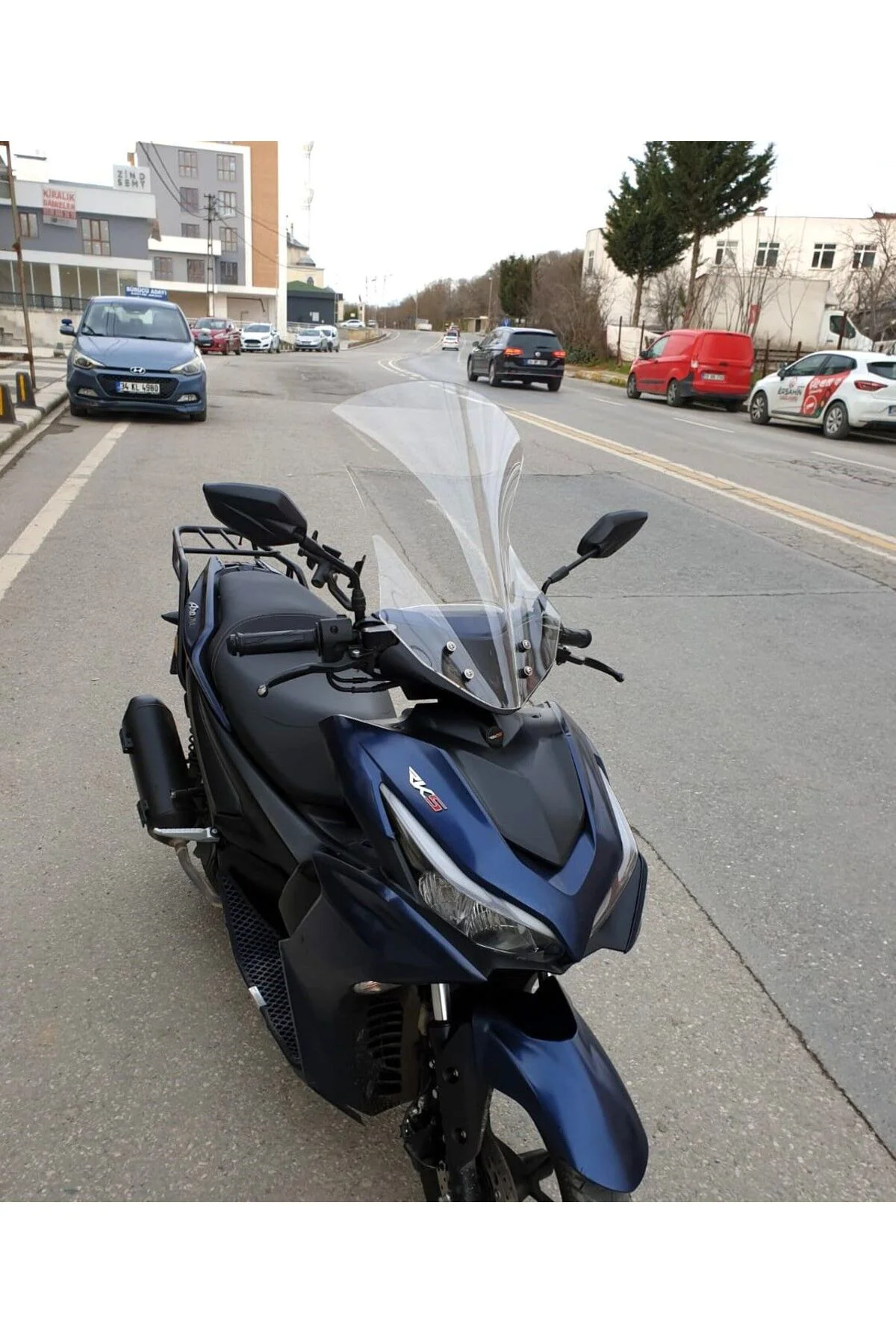 Küba Arome 125 Ön Cam 2023-2026 Model 54cm Şeffaf Renkli SPORTİF