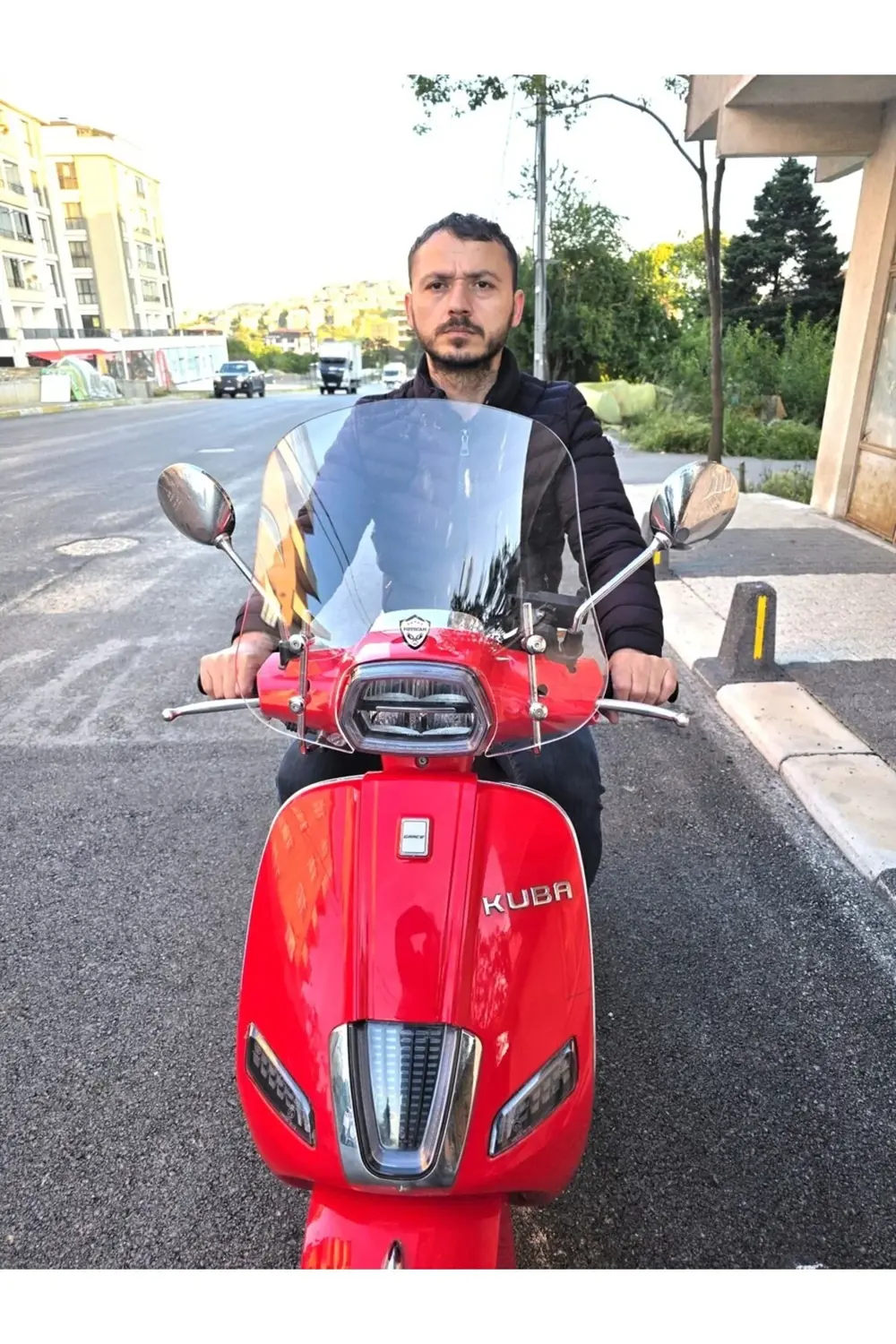 Kuba Bevely Ön Cam 2022-2025 Model 42cm Şeffaf Renkli 4mm APARATS