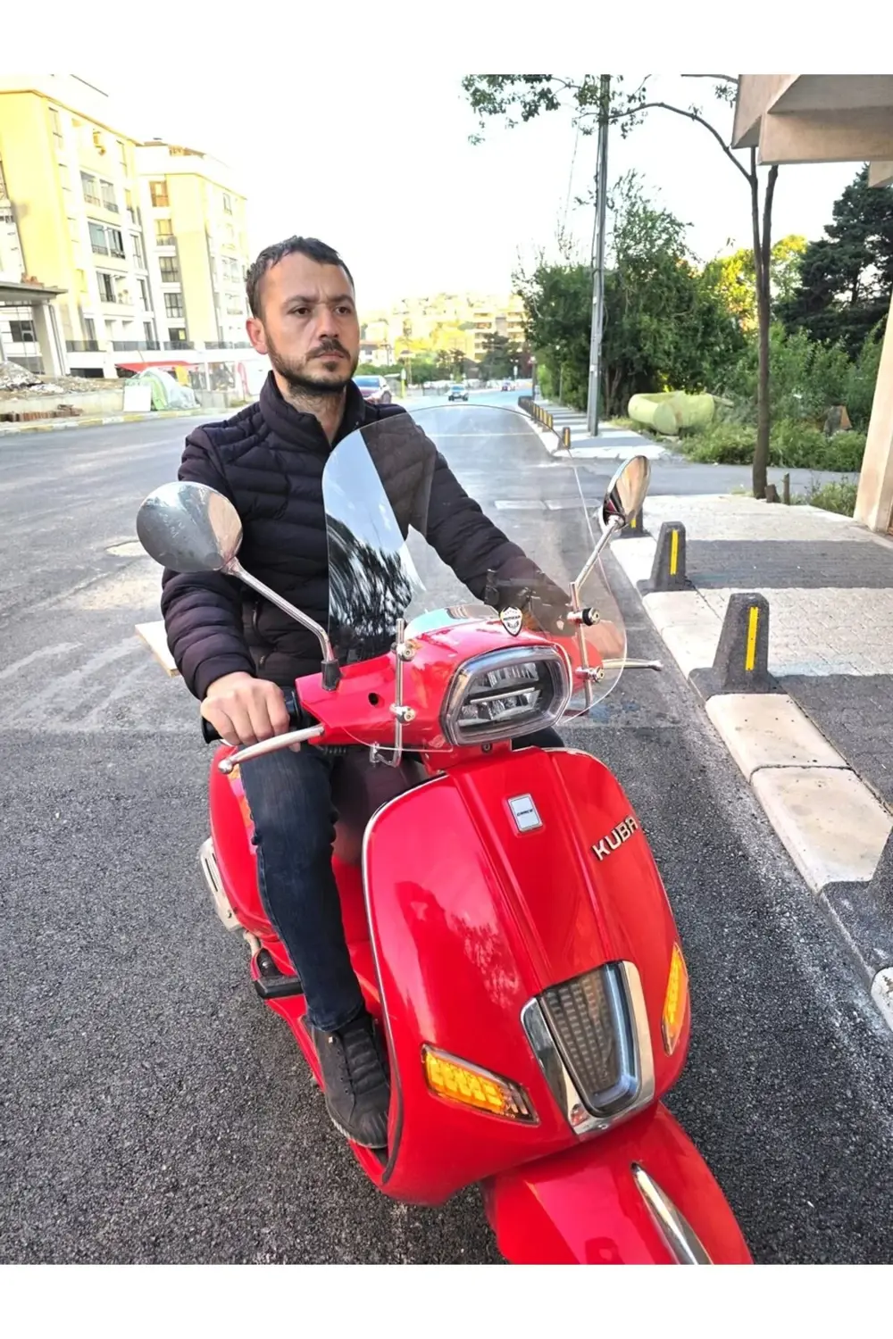 Kuba Bevely Ön Cam 2022-2025 Model 42cm Şeffaf Renkli 4mm APARATS