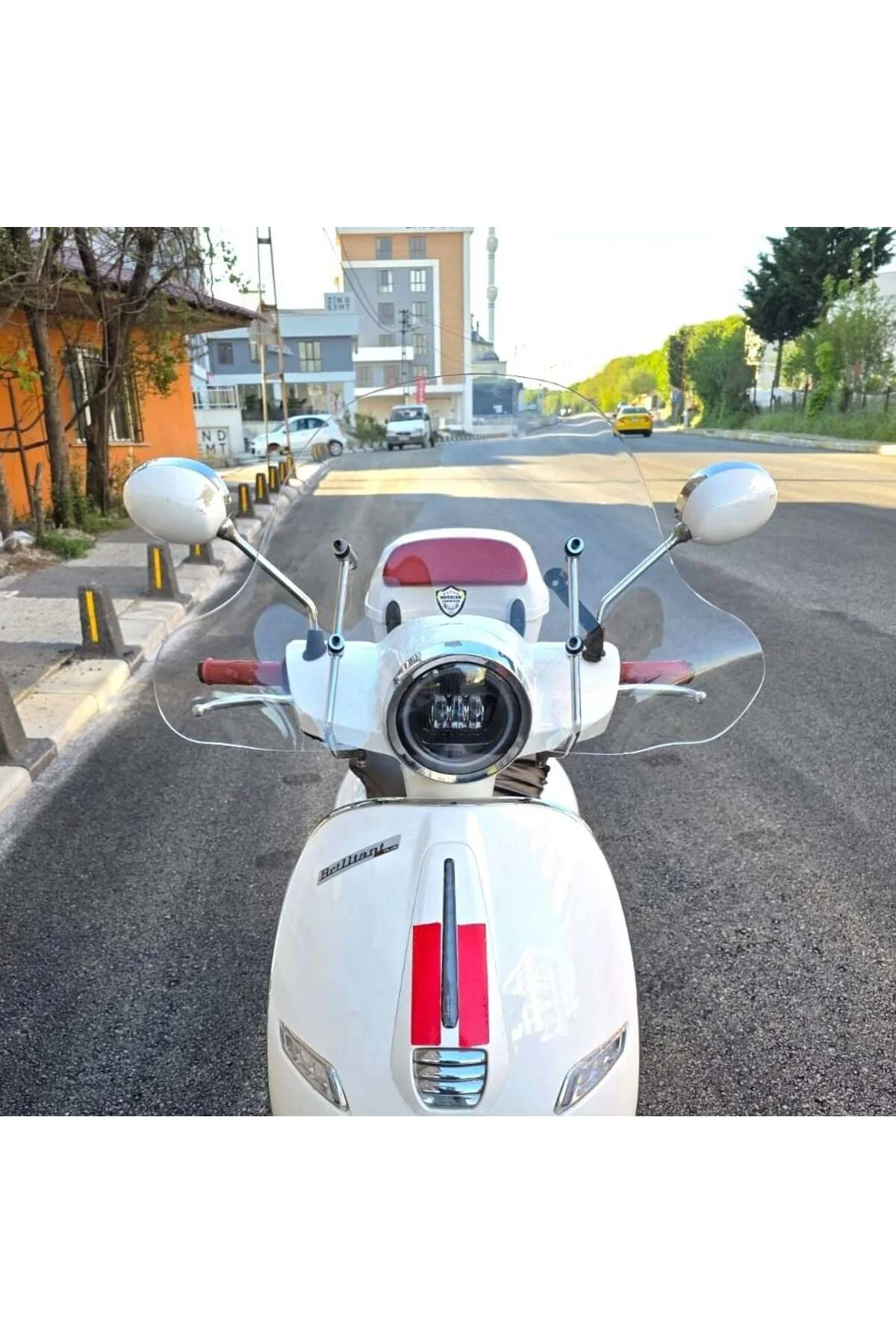 Küba Brilliant Ön Cam 2021-2026 Model 45cm Şeffaf Renkli Elcikli 