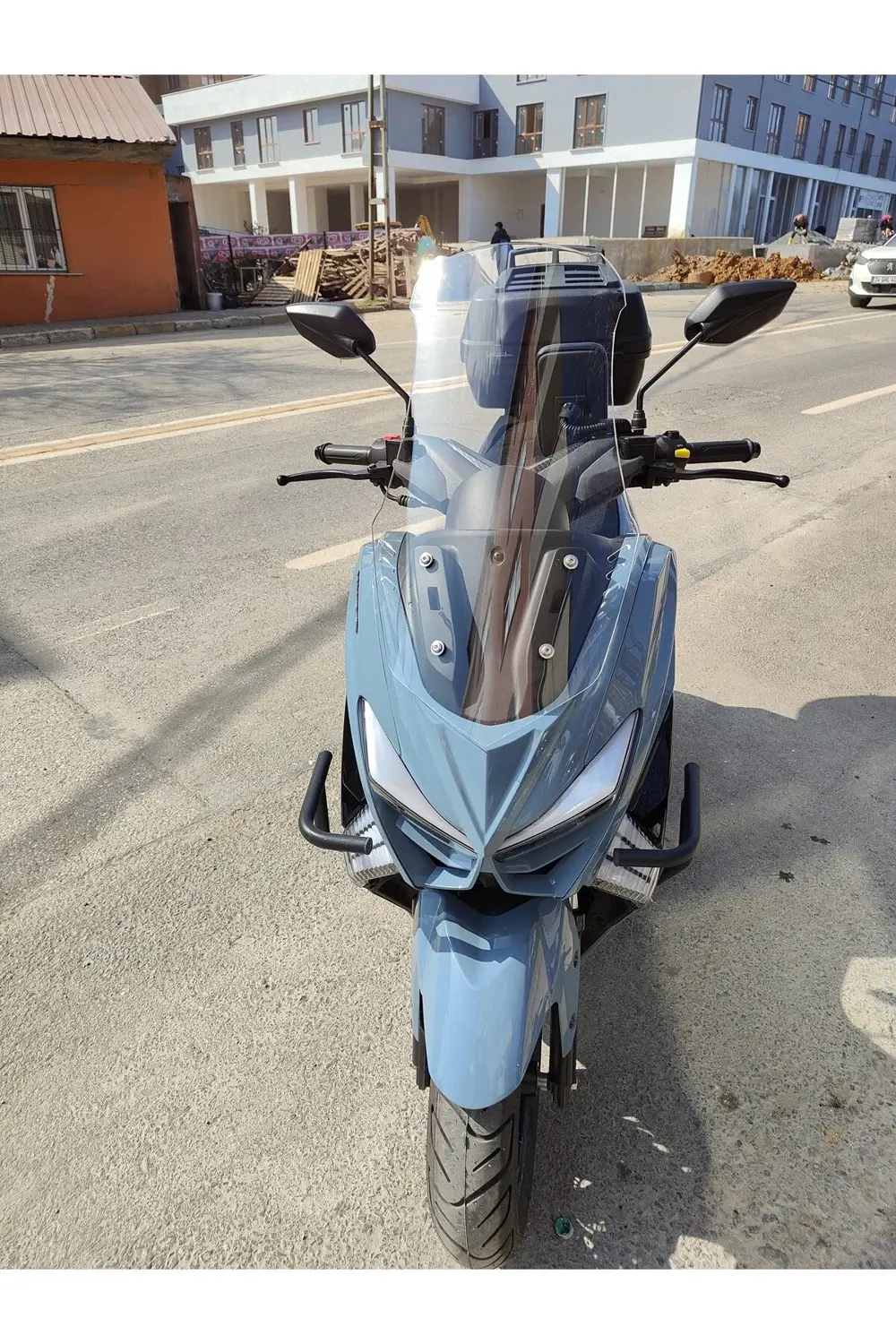 Kuba Chia 125 Ön Cam 2023 2024 Model 75cm Şeffaf Renkli 4mm UZUN