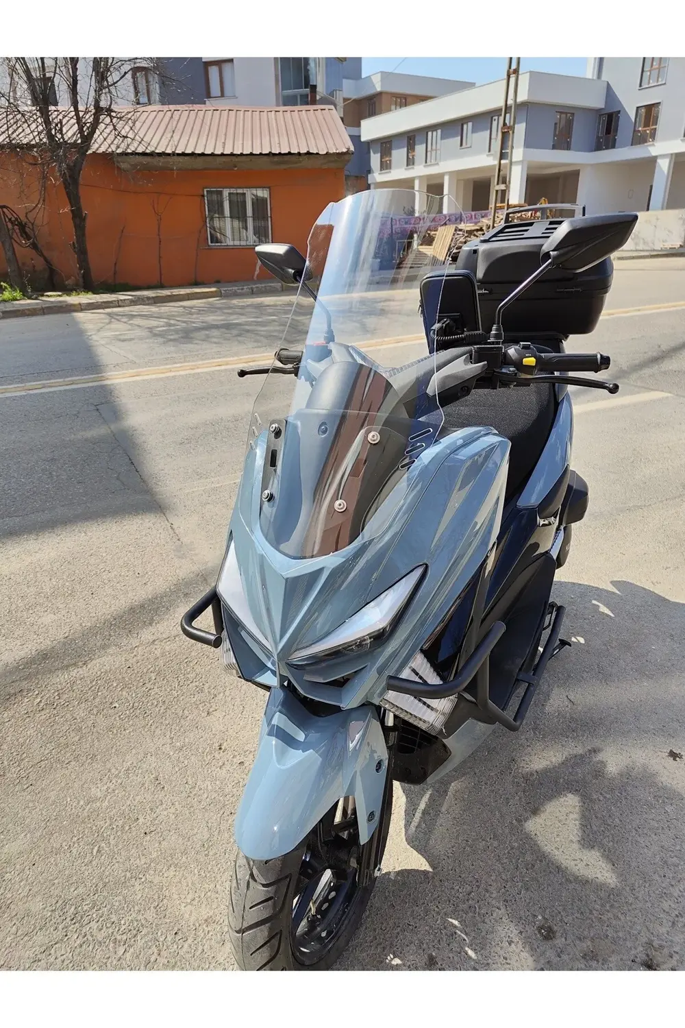 Kuba Chia 125 Ön Cam 2023 2024 Model 75cm Şeffaf Renkli 4mm UZUN