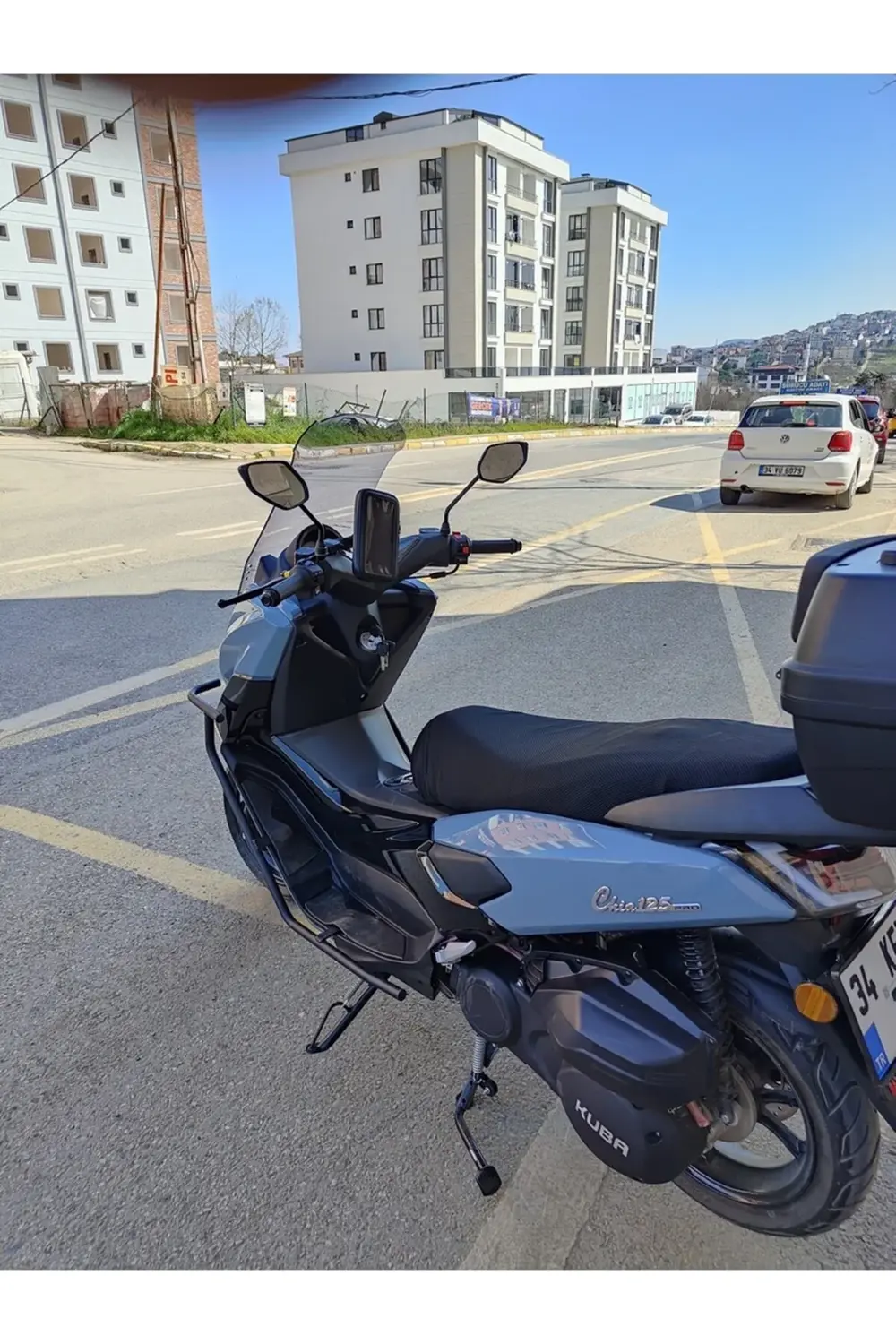 Küba Chia 125 Ön Cam 2023-2025 Model 75cm Füme Renkli 4mm UZUN