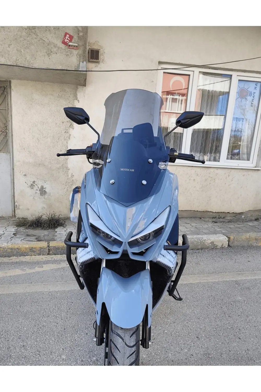 Küba Chia 125 Ön Cam 2023-2025 Model 75cm Füme Renkli 4mm UZUN