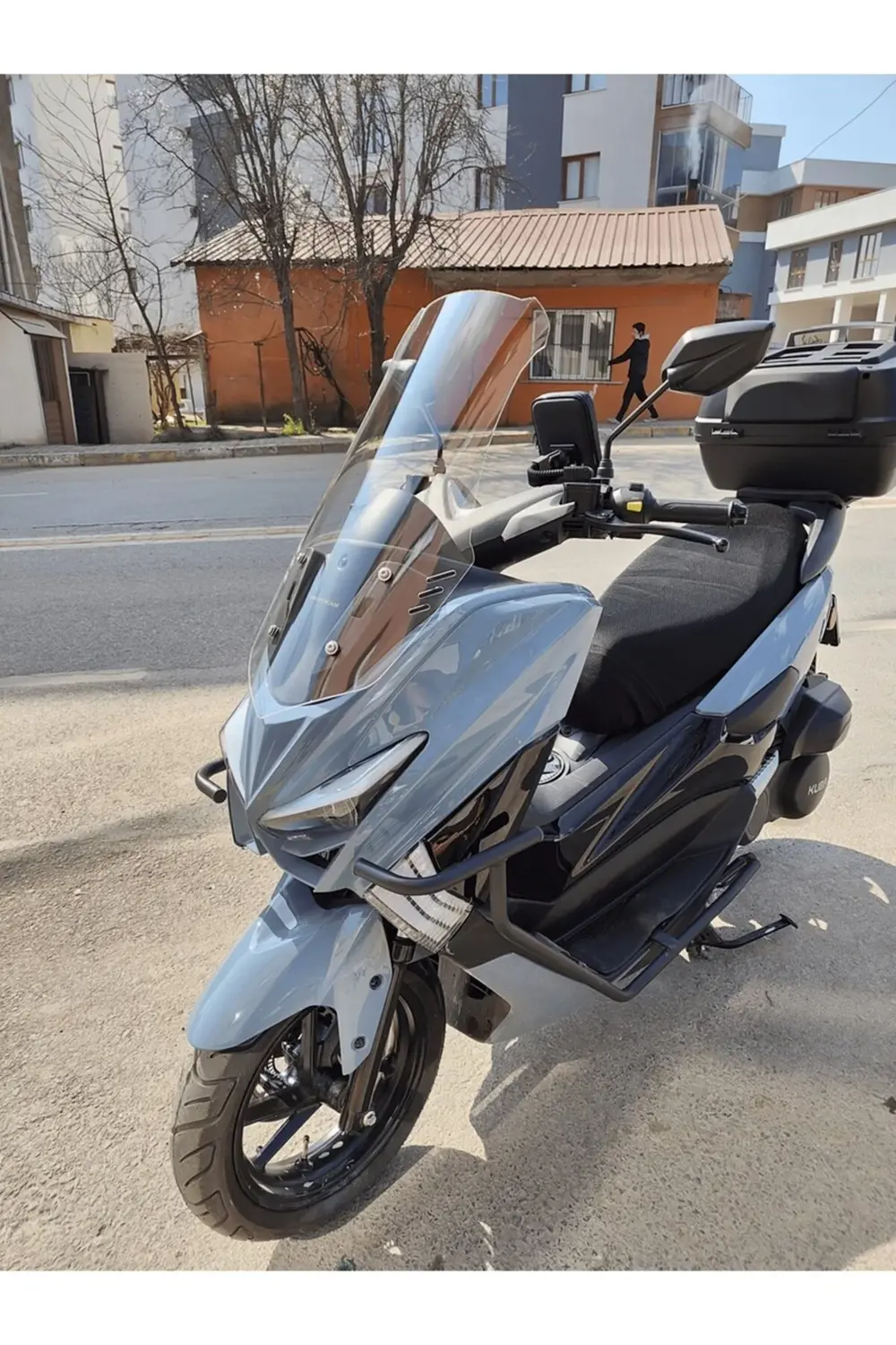 Küba Chia 125 Ön Cam 2023-2025 Model 75cm Şeffaf Renkli 4mm UZUN