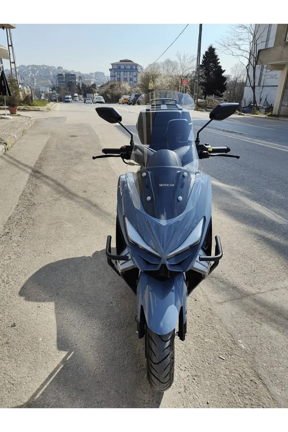 Küba Chia 125 Ön Cam 2023-2025 Model 75cm Şeffaf Renkli 4mm UZUN