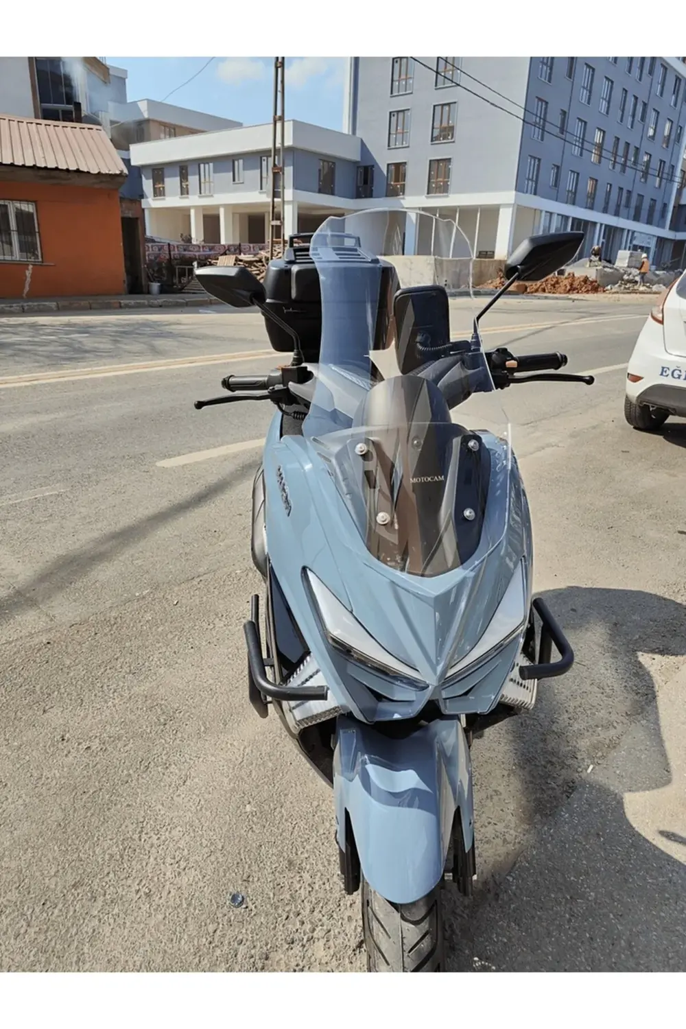 Küba Chia 125 Ön Cam 2023-2025 Model 75cm Şeffaf Renkli 4mm UZUN