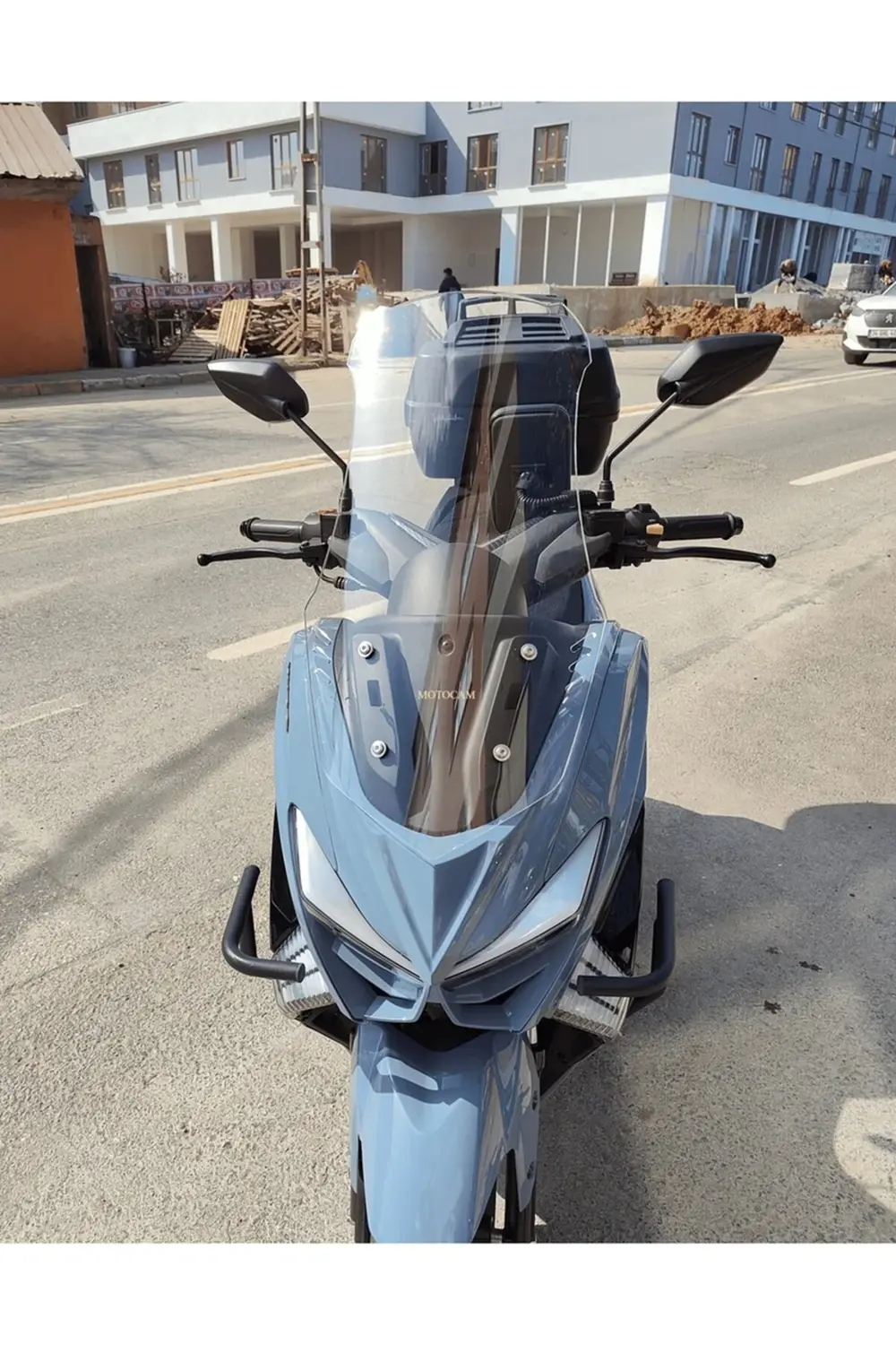 Küba Chia 125 Ön Cam 2023-2025 Model 75cm Şeffaf Renkli 4mm UZUN