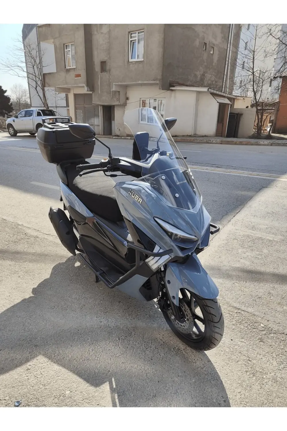 Küba Chia 125 Ön Cam 2023-2025 Model 75cm Şeffaf Renkli 4mm UZUN