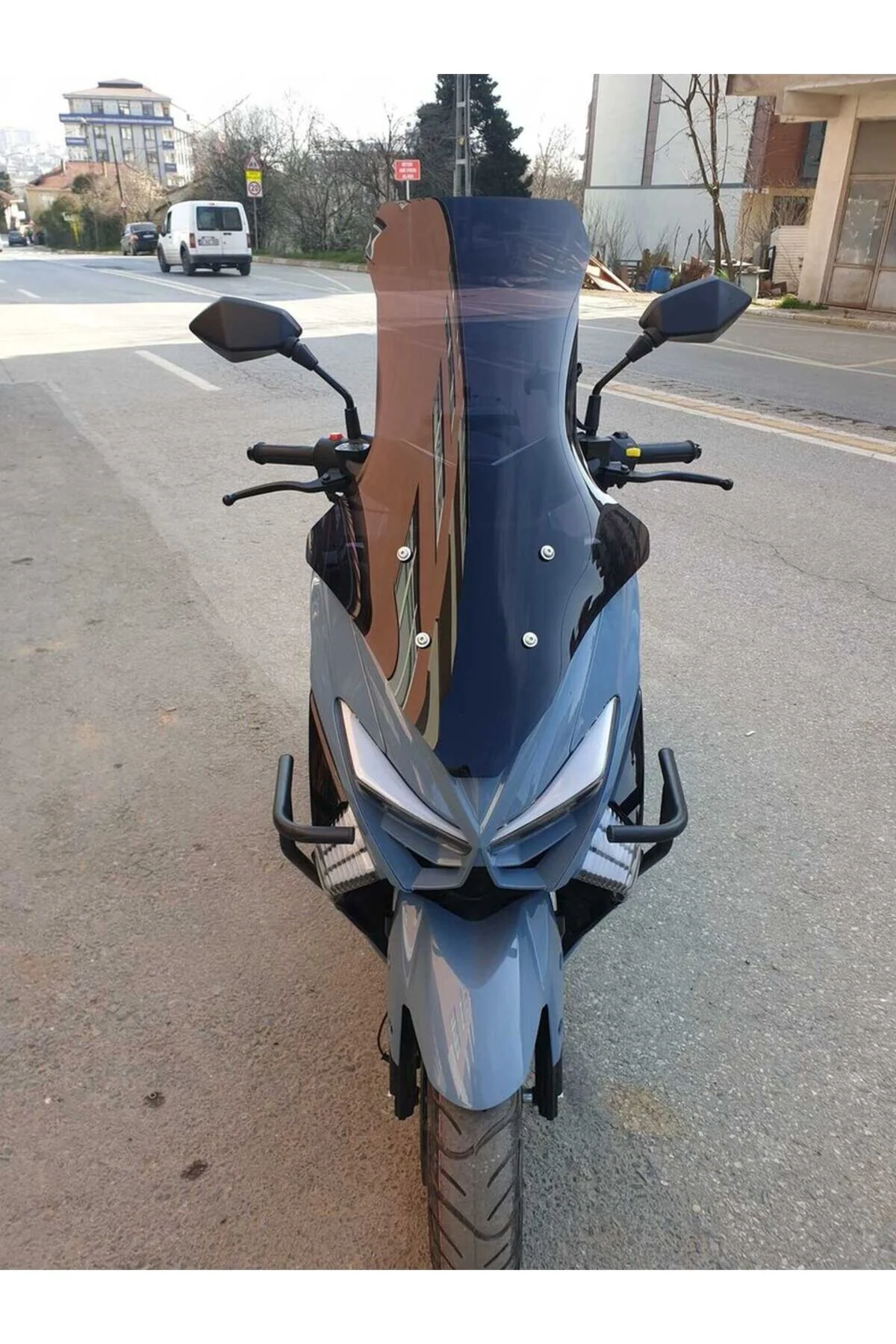 Küba Chia 125 Ön Cam 2023-2026 Model 78cm Siyah Renkli 4mm UZUN