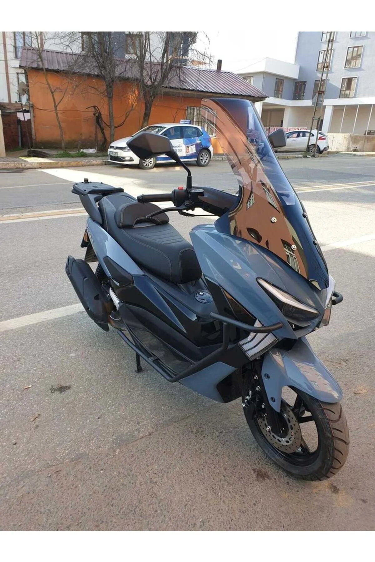 Küba Chia 125 Ön Cam 2023-2026 Model 78cm Füme Renkli 4mm UZUN