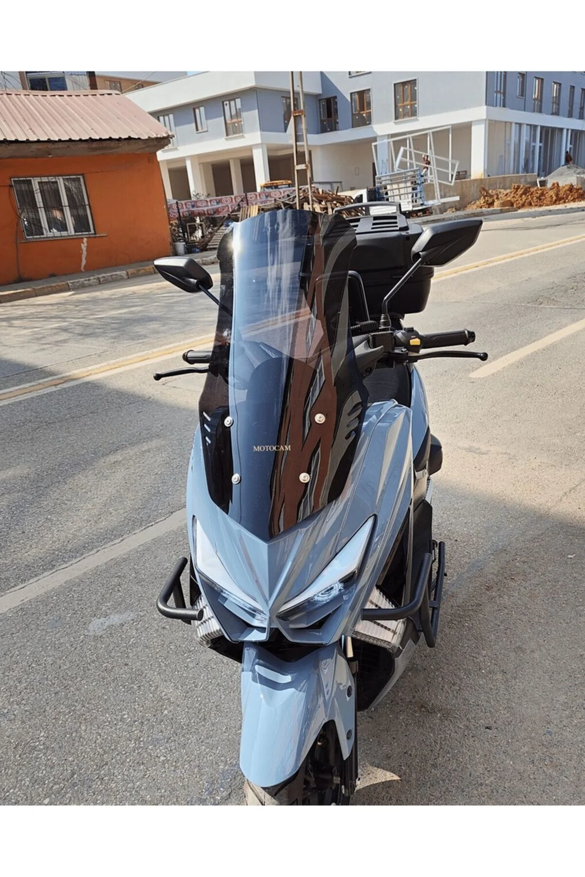 Küba Chia 125 Ön Cam 2023-2026 Model 75cm Siyah Renkli 4mm UZUN