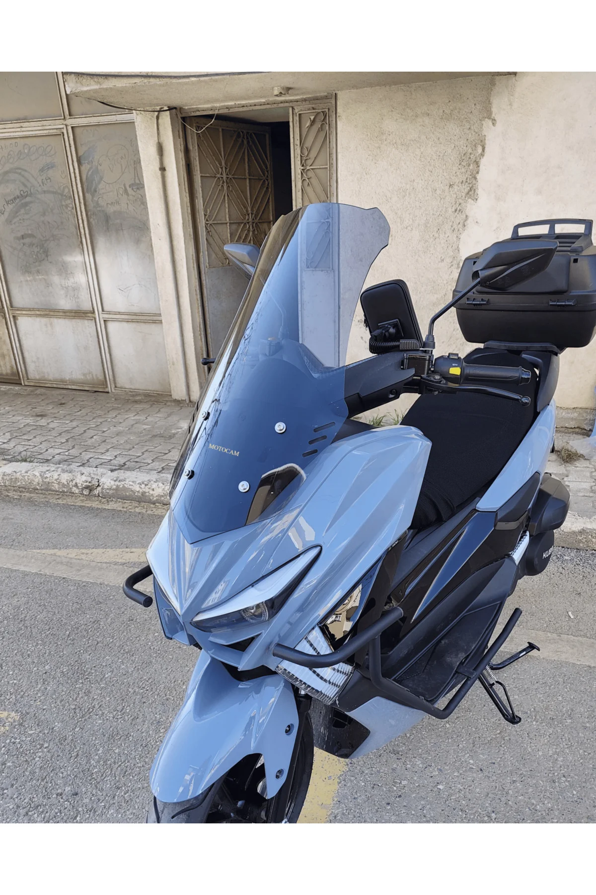 Küba Chia 125 Ön Cam 2023-2026 Model 55cm Füme Renkli 4mm KISA