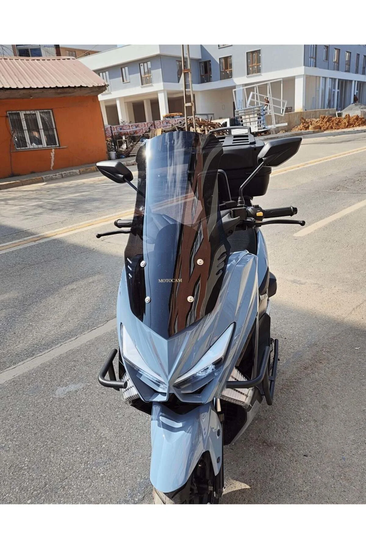 Küba Chia 125 Ön Cam 2023-2026 Model 65cm Siyah Renkli 4mm ORTA B