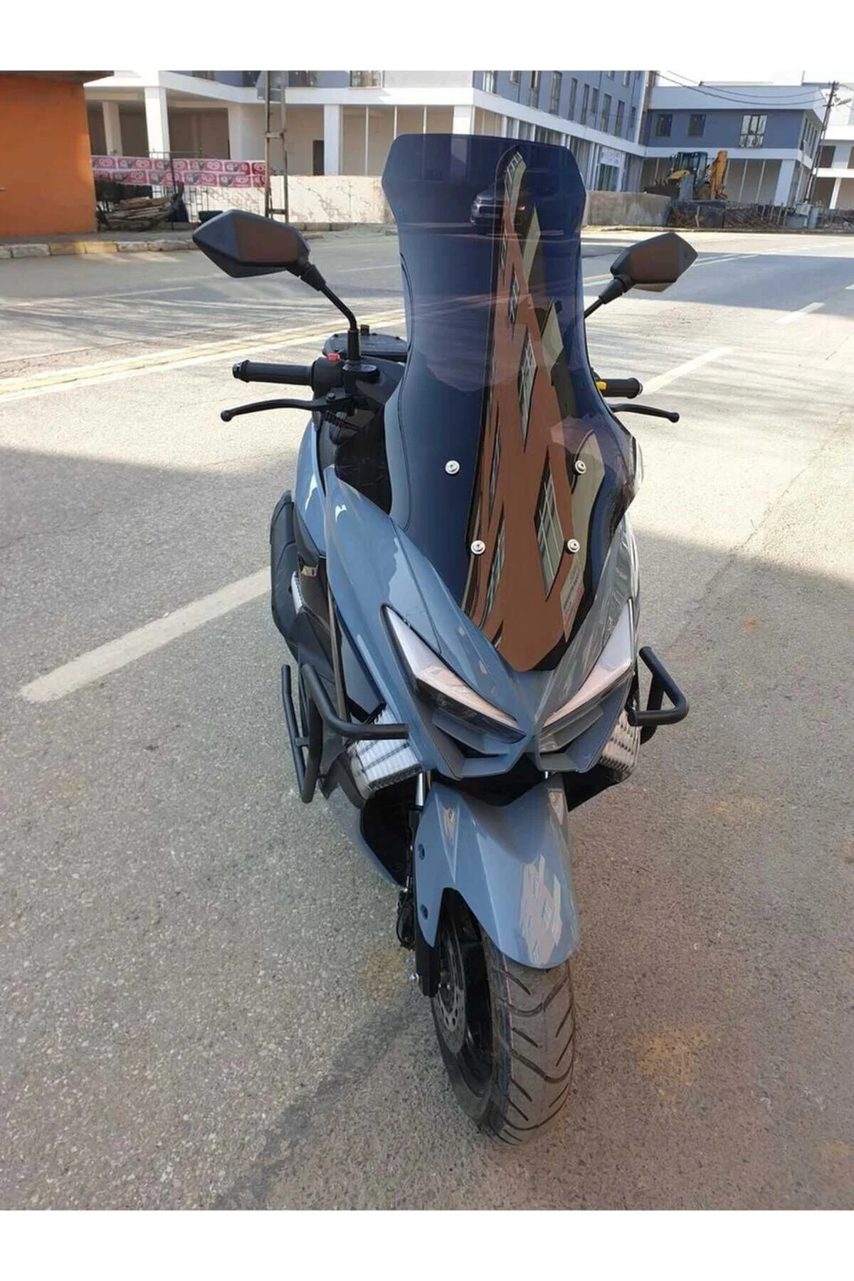 Küba Chia 125 Ön Cam 2023-2026 Model 78cm Siyah Renkli 4mm UZUN