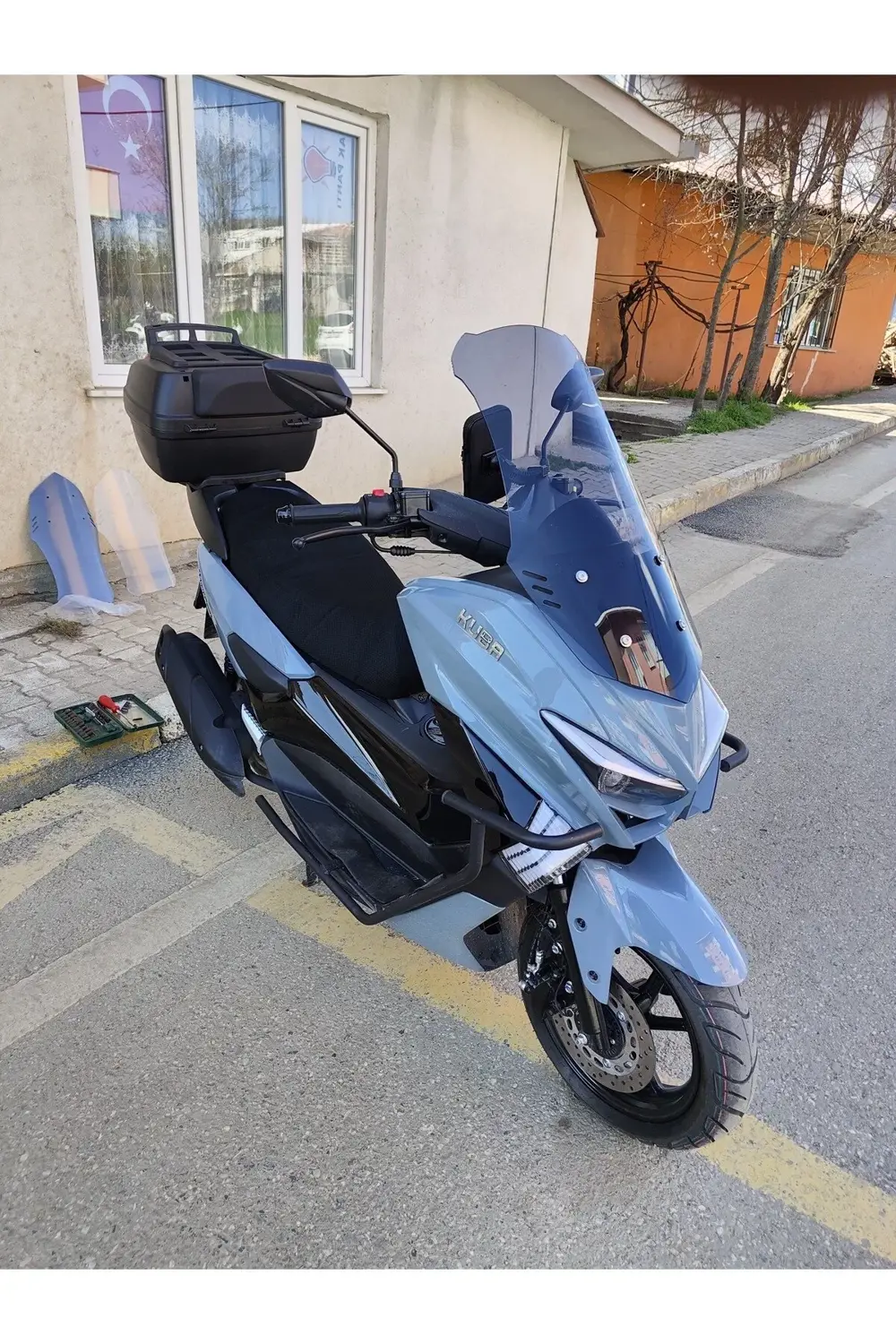 Küba Chia 125 Siperlik Ön Cam 2023-2025 Model 65cm Füme Renkli 4m