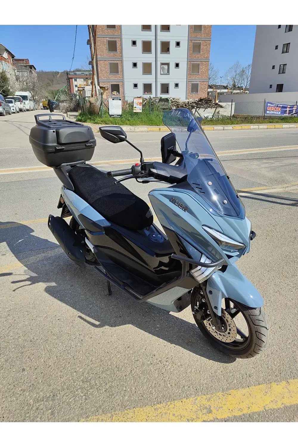 Küba Chia 125 Siperlik Ön Cam 2023-2025 Model 65cm Füme Renkli 4m