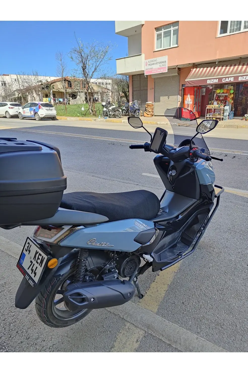 Küba Chia 125 Siperlik Ön Cam 2023-2025 Model 65cm Füme Renkli 4m