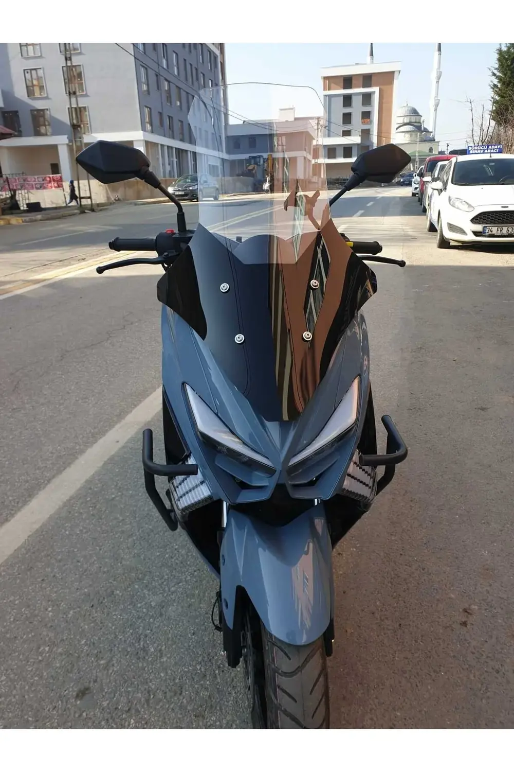 Küba Chia 125 Siperlik Ön Cam 2023-2025 Model 78cm şeffaf Renkli