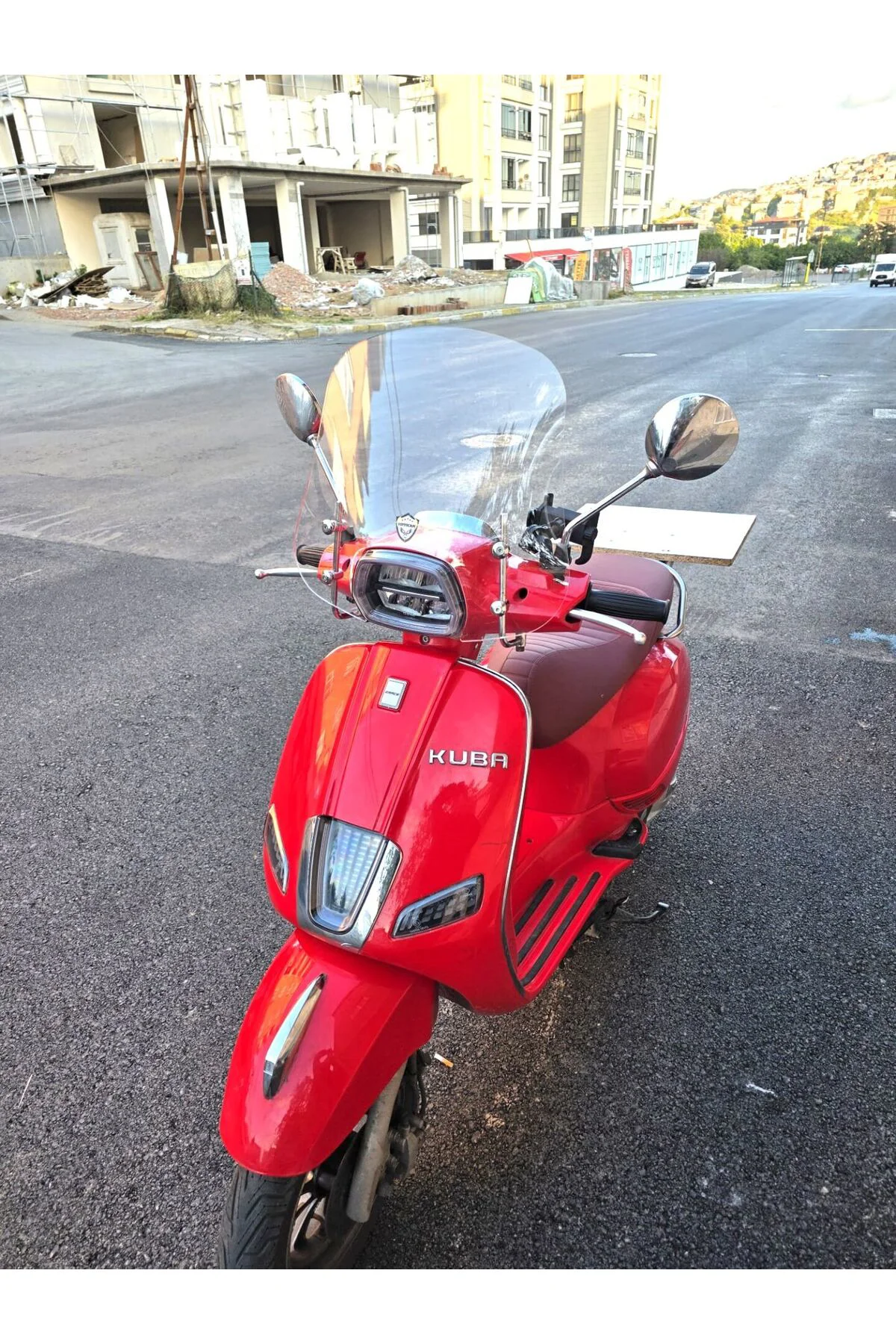 Küba Grace 125 Ön Cam 2023-2026 Model 42cm Şeffaf Renkli APARATSIZ