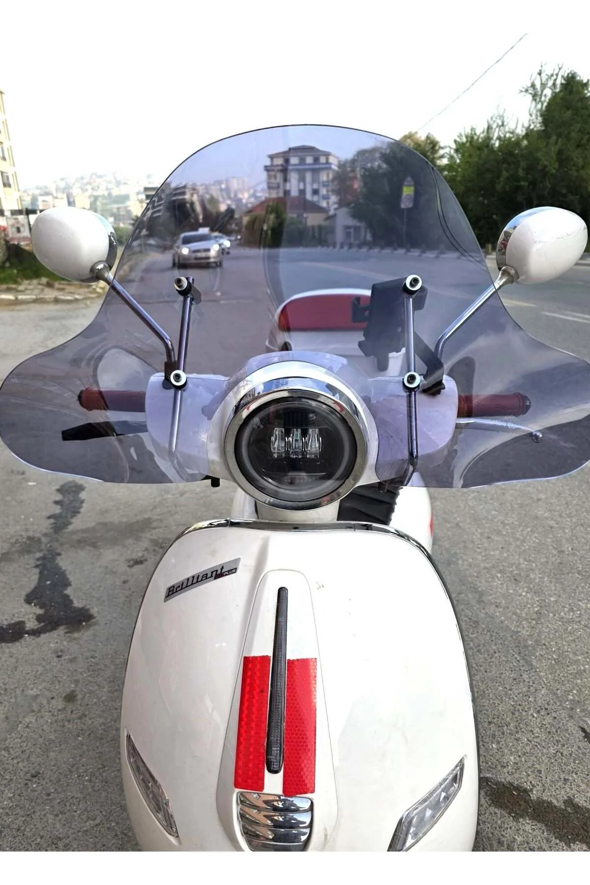 Küba Master MT 50 Ön Cam 2021-2026 Model 45cm Füme Renkli Elcikli